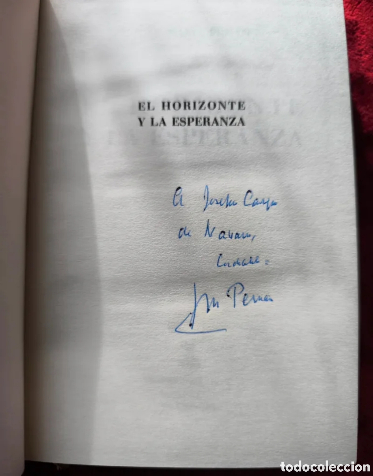 Libros de segunda mano: Libro con dedicatoria Jos&eacute; Mar&iacute;a Pem&aacute;n - Foto 1