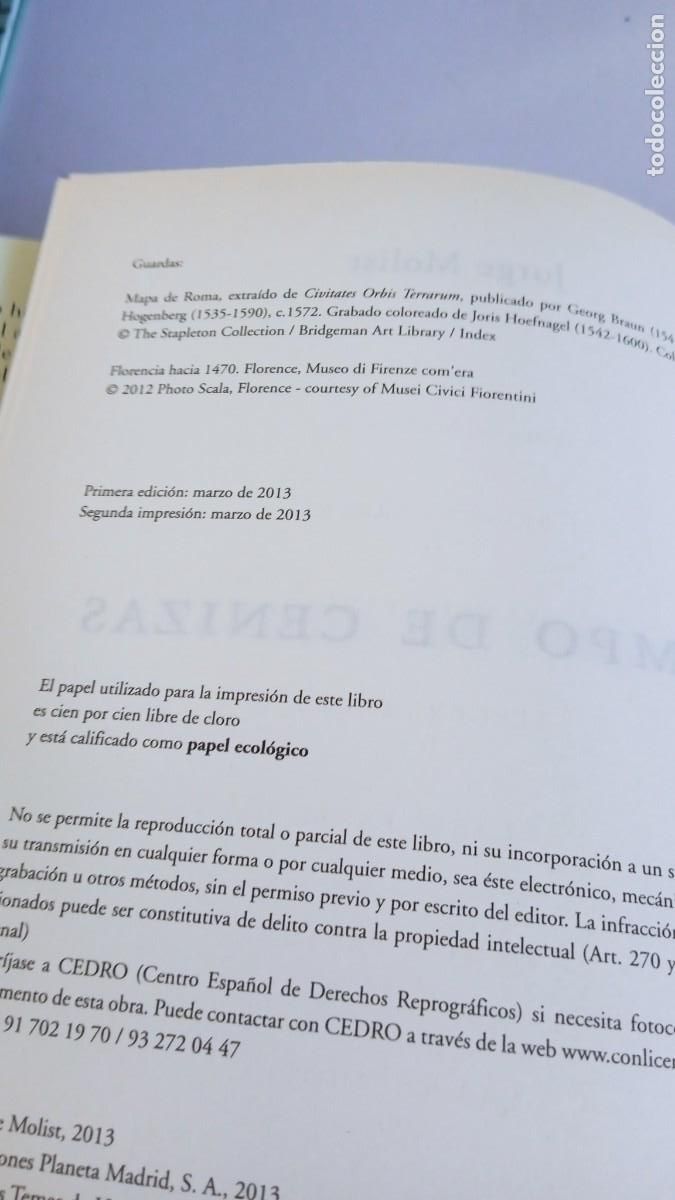 Libros de segunda mano: TIEMPOS DE CENIZAS Jorge Molist - Foto 5