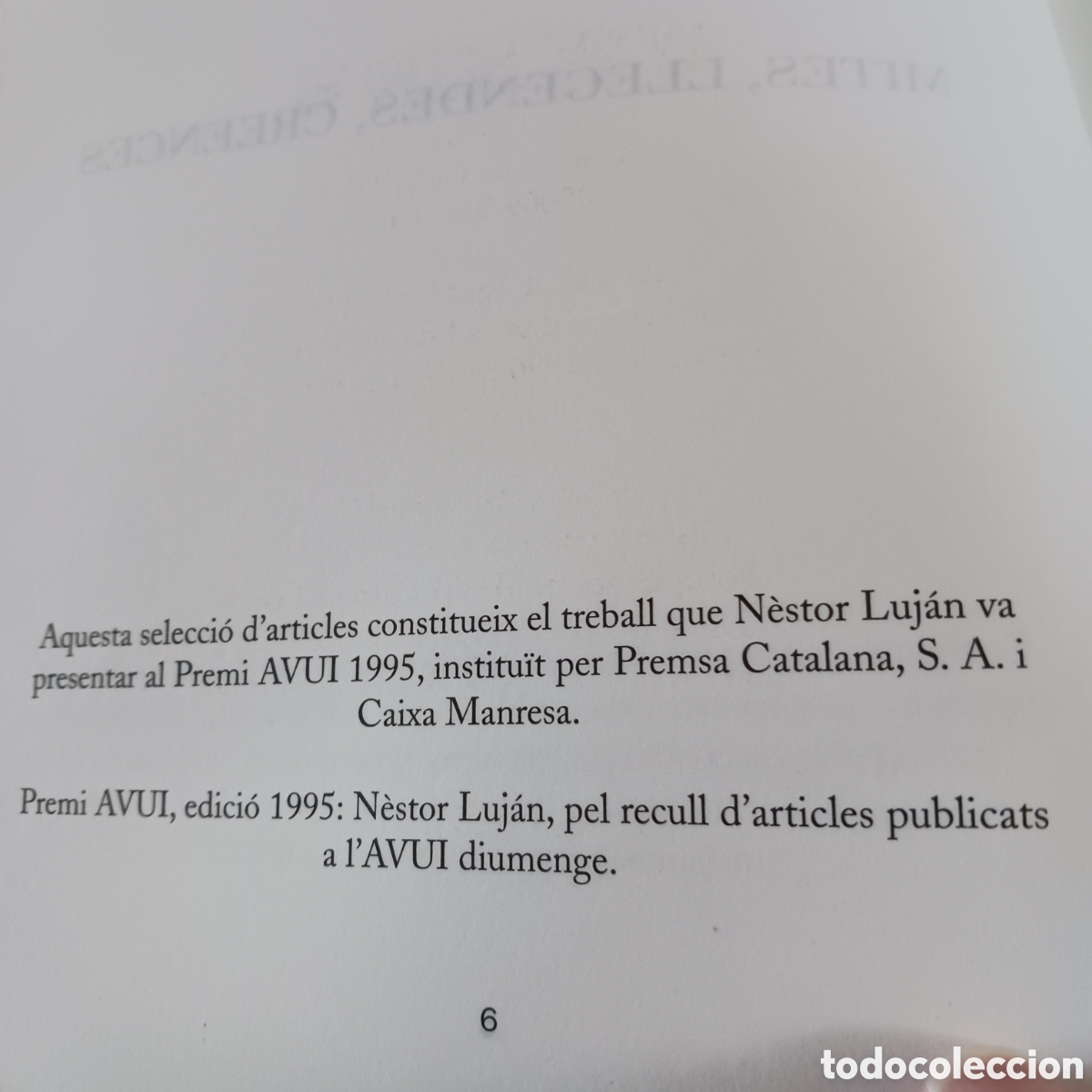 Libros de segunda mano: Mites,llegendes,creences de Nestor Lujan - Foto 4