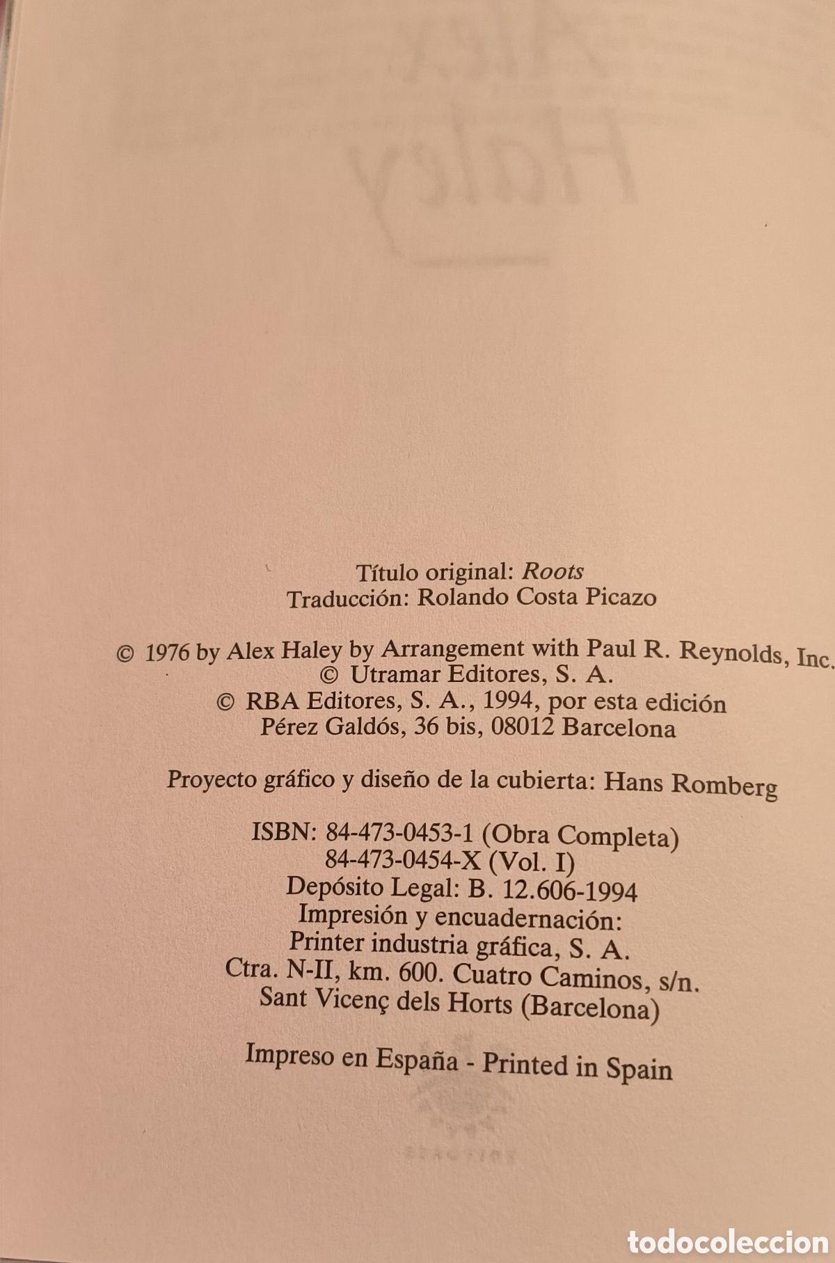 Libros de segunda mano: Libro Ra&iacute;ces I. Alex Haley - Foto 3
