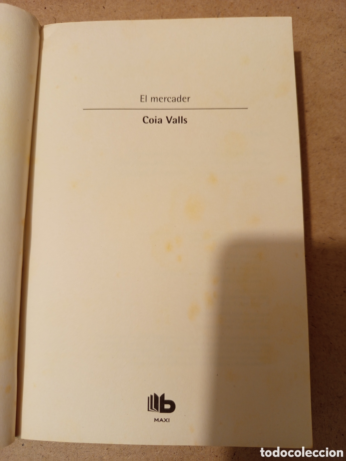 Libros de segunda mano: EL MERCADER (COIA VALLS) - Foto 2