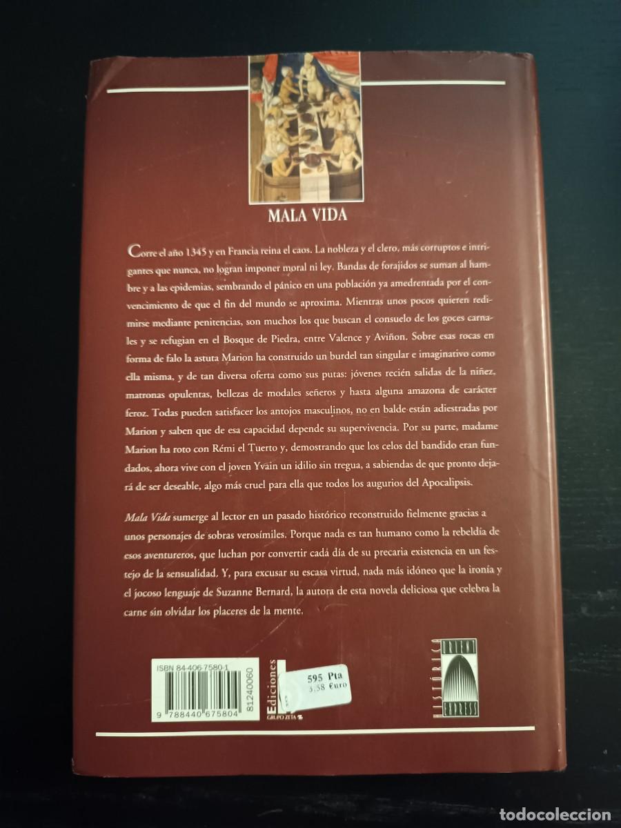 Libros de segunda mano: Mala vida - Suzanne Bernard - Foto 2