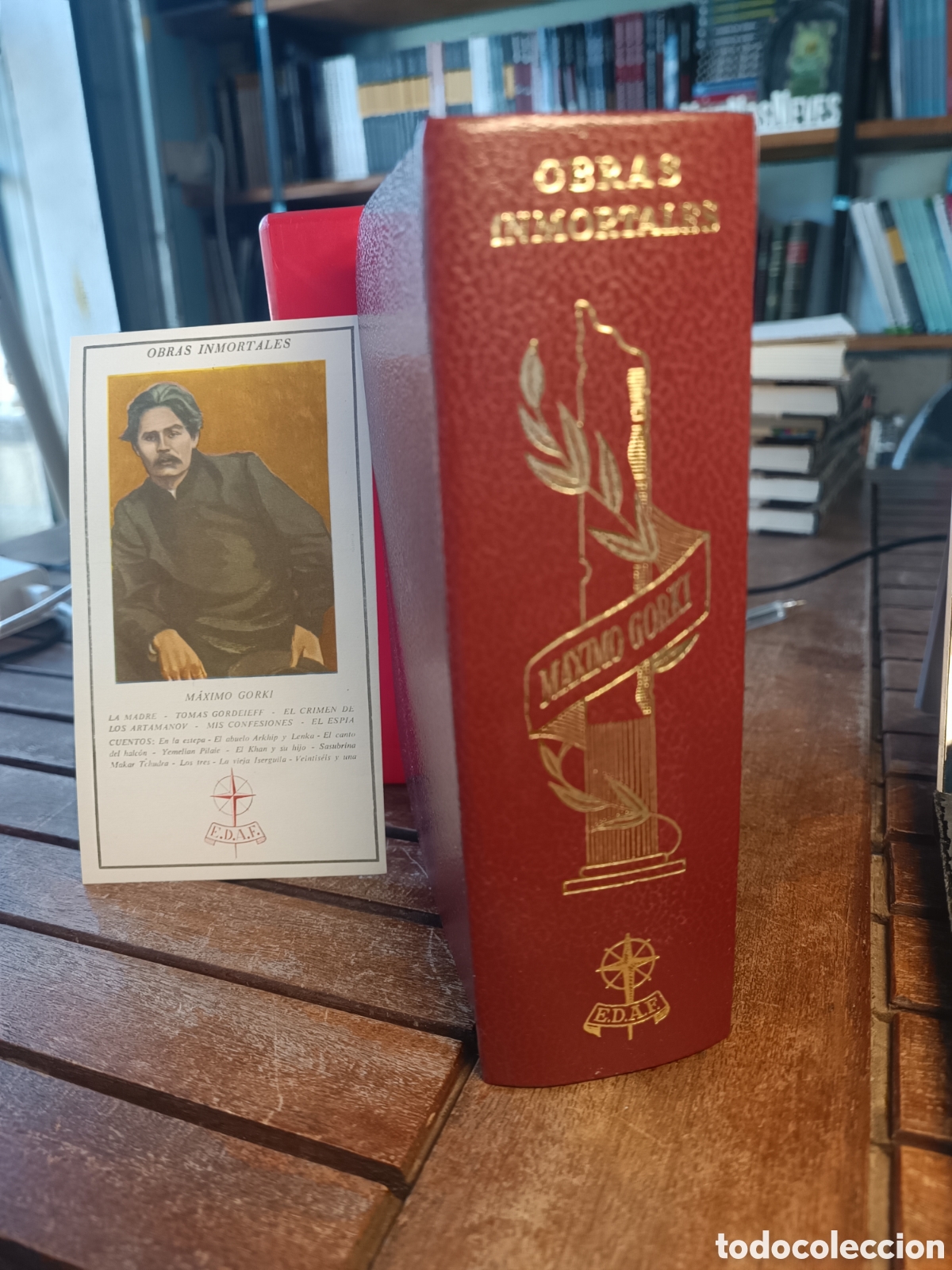 Libros de segunda mano: 1981- OBRAS INMORTALES. M&Aacute;XIMO GORKI. EDAF. CON MARCAPAGINAS y ESTUCHE