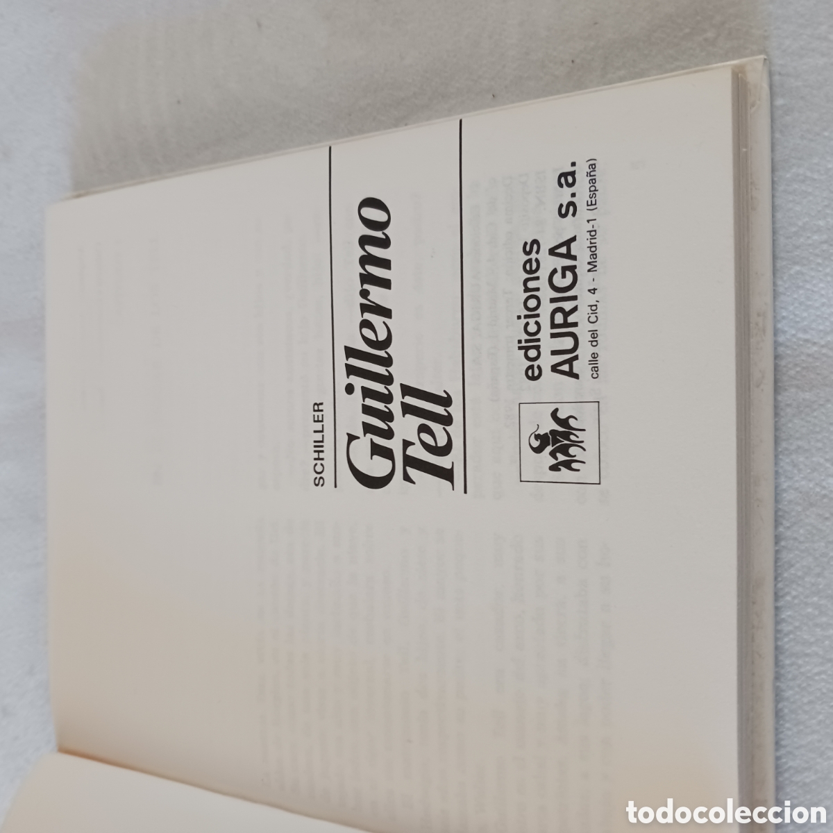 Libros de segunda mano: Guillermo Tell de Schiller - Foto 4