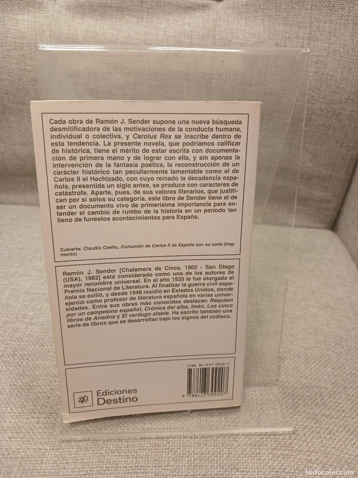 Libros de segunda mano: Carolus rex - RAMON J SENDER - Foto 3