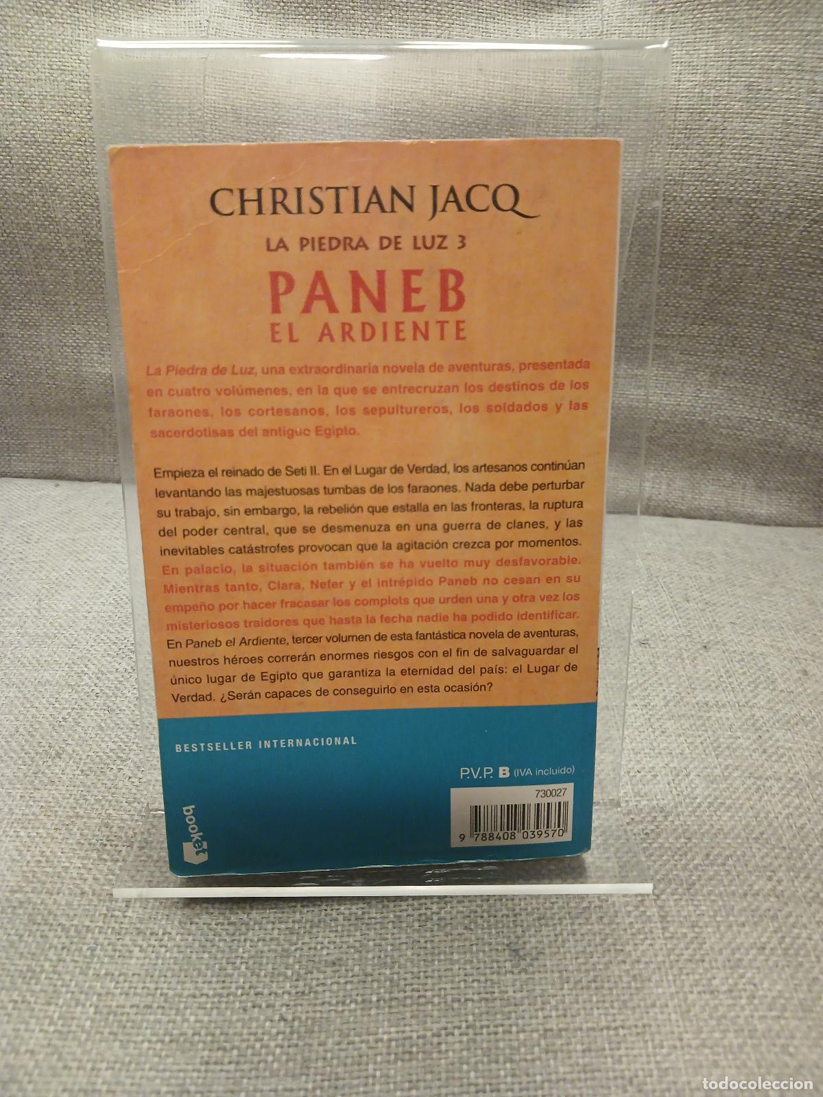 Libros de segunda mano: Paneb el Ardiente - Christian Jacq - Foto 3