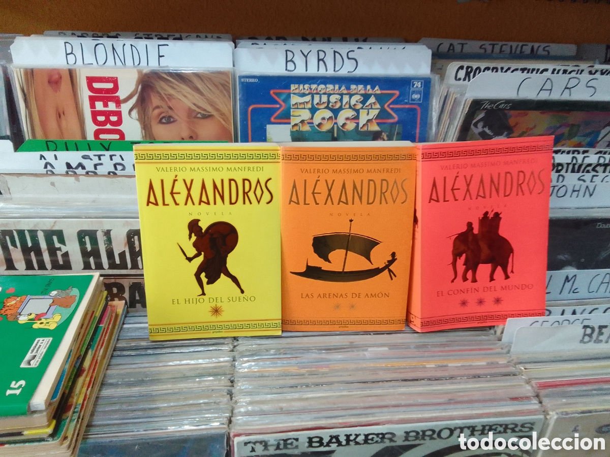Libros de segunda mano: Trilog&iacute;a alexandros,Valeria Massimo manfredi