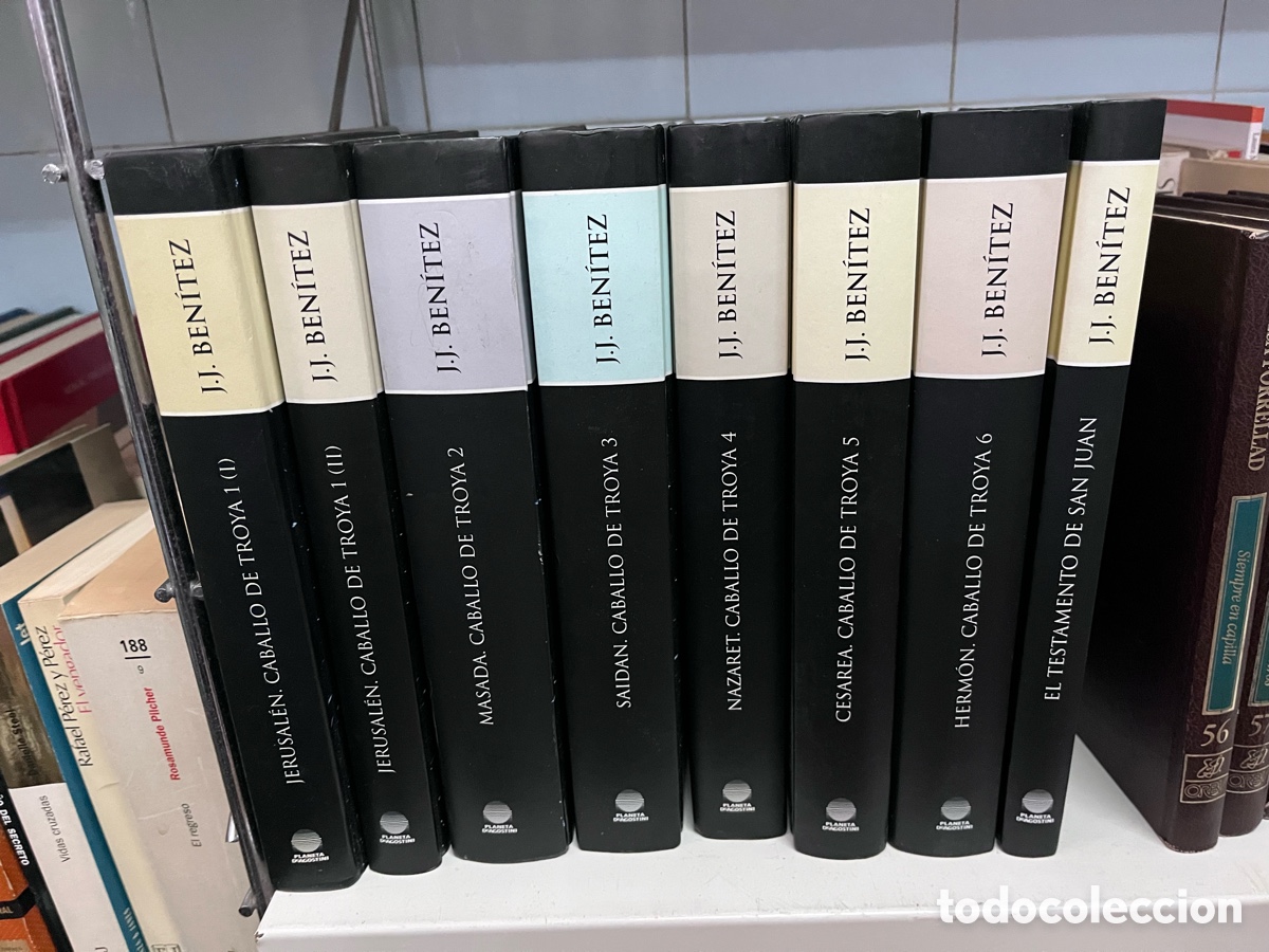 Libros de segunda mano: Lote 8 libros J. J. Ben&iacute;tez - caballo de Troya - el testamento de San Juan