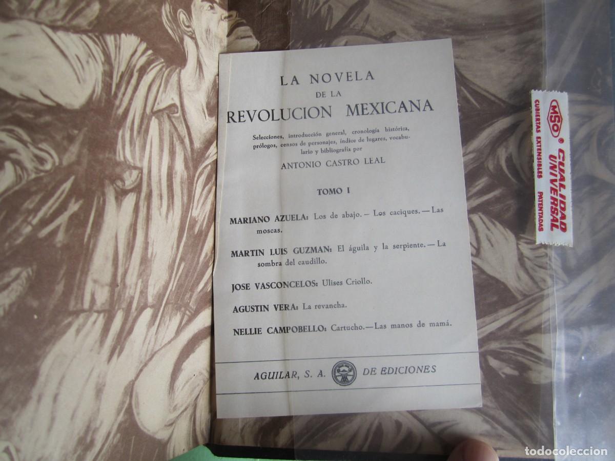 Libros de segunda mano: LA NOVELA DE LA REVOLUCION MEXICANA -VARIOS AUTORES -AGUILAR - 1958 MEXICO TOMO I -1&ordm;EDICION