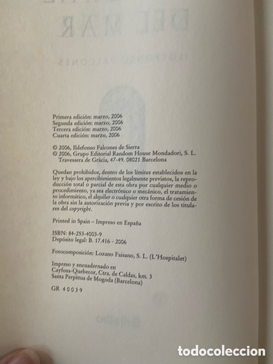 Libros de segunda mano: La Catedral del Mar Ildefonso Falc&oacute;n - Foto 4