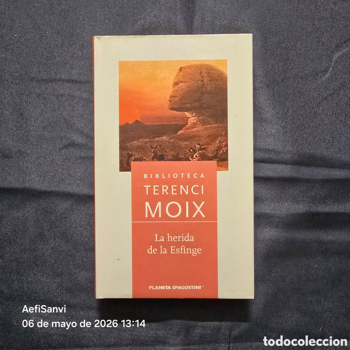 Libros de segunda mano: LA HERIDA DE LA ESFINGE (TERENCI MOIX) (PLANETA DEAGOSTINI)