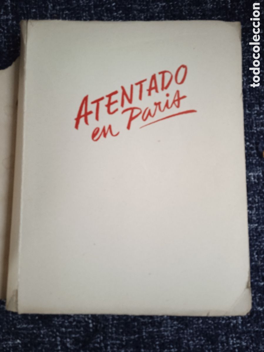 Second hand books: ATENTADO EN PARIS. / MARIKA STIERNSTEDT