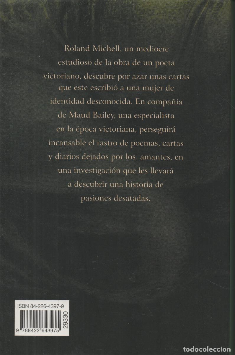 Libros de segunda mano: Posesi&oacute;n. A.S. Byatt. C&iacute;rculo de Lectores. 2002. - Foto 2