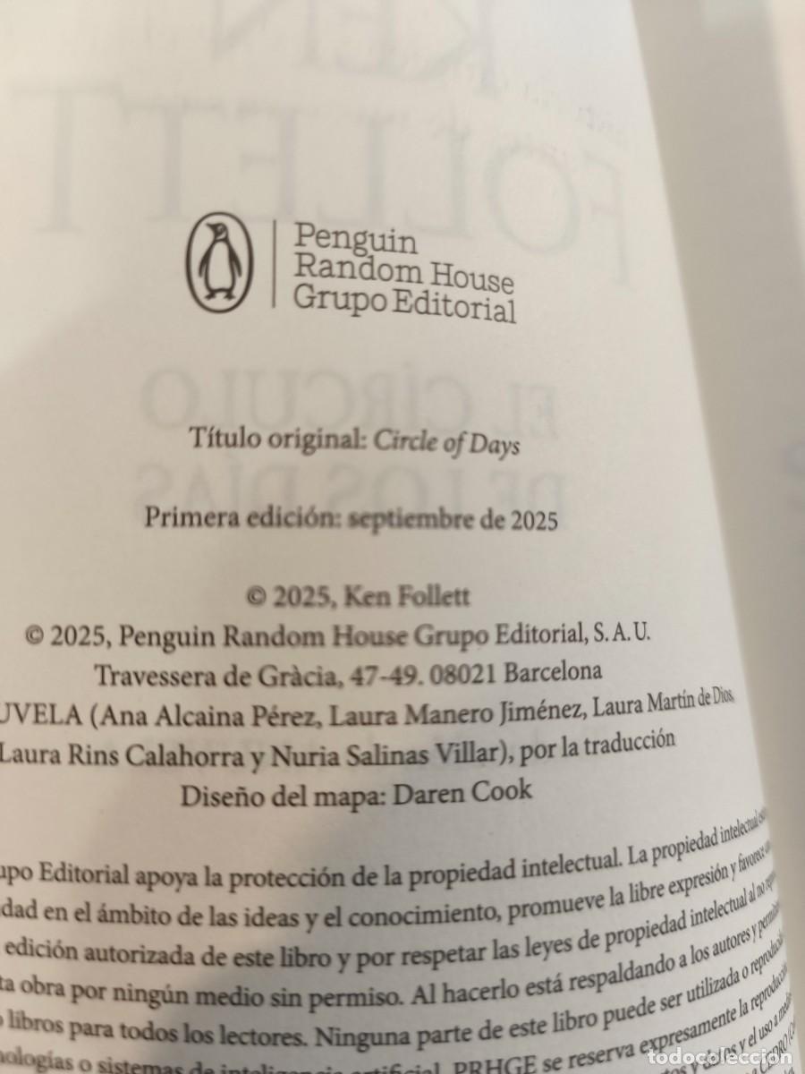 Libros de segunda mano: Ken Follet:El circulo de los dias - Foto 5