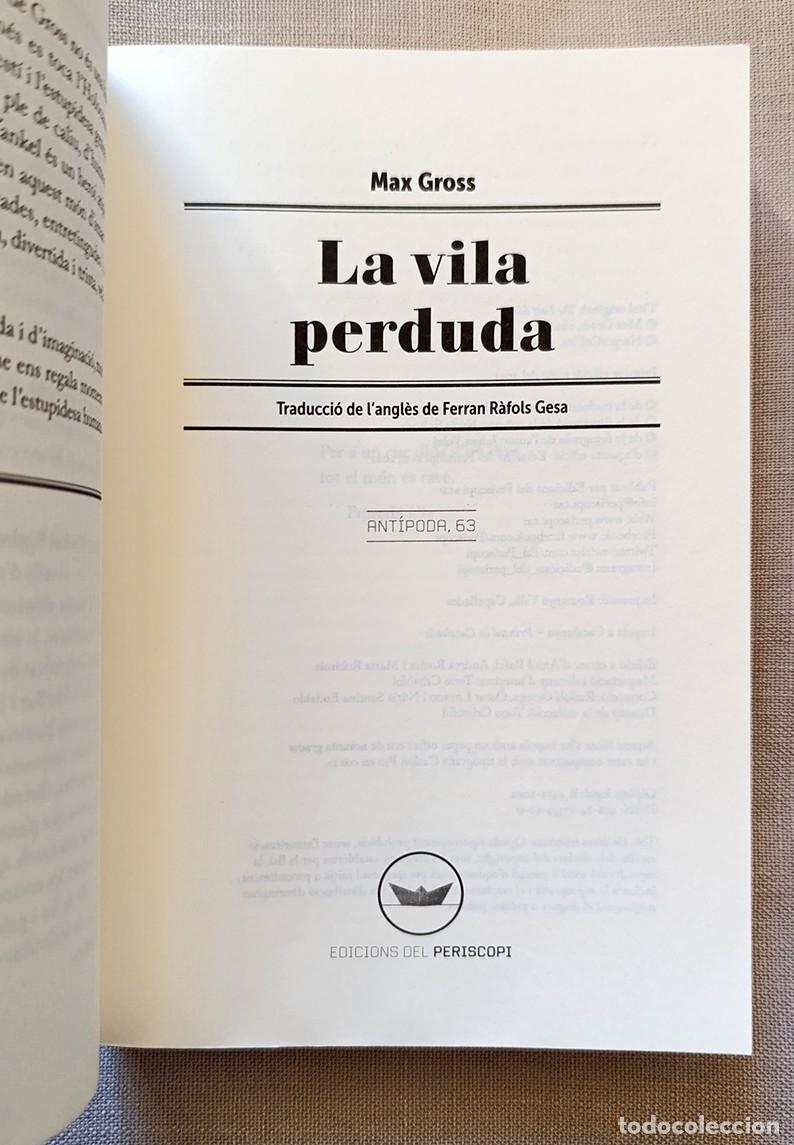 Libros de segunda mano: LA VILA PERDUDA - MAX GROSS - Foto 2