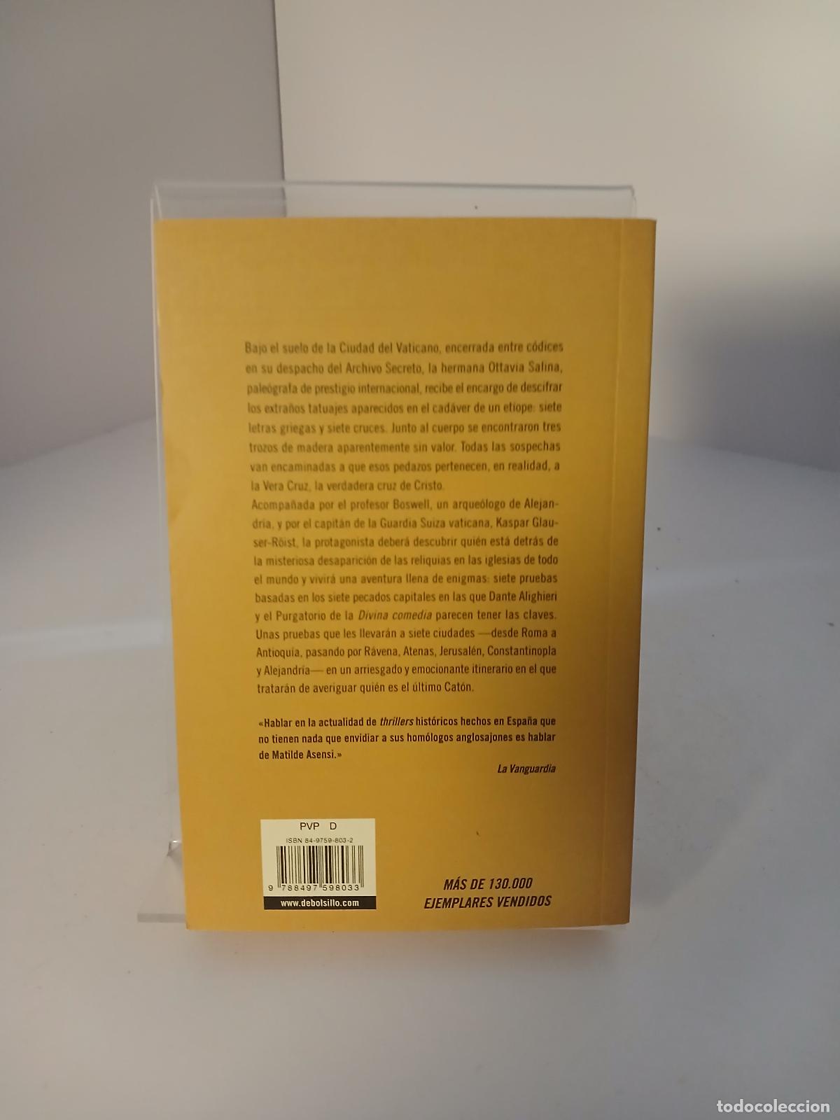 Libros de segunda mano: El &uacute;ltimo cat&oacute;n - Matilde Asensi - Foto 2