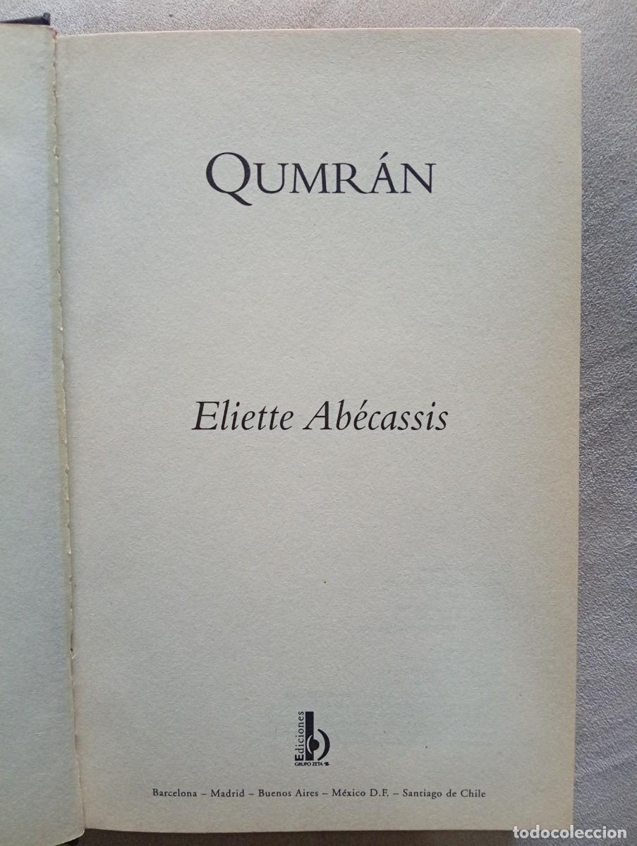 Livres d'occasion: Eliette Ab&eacute;cassis. Qumr&aacute;n