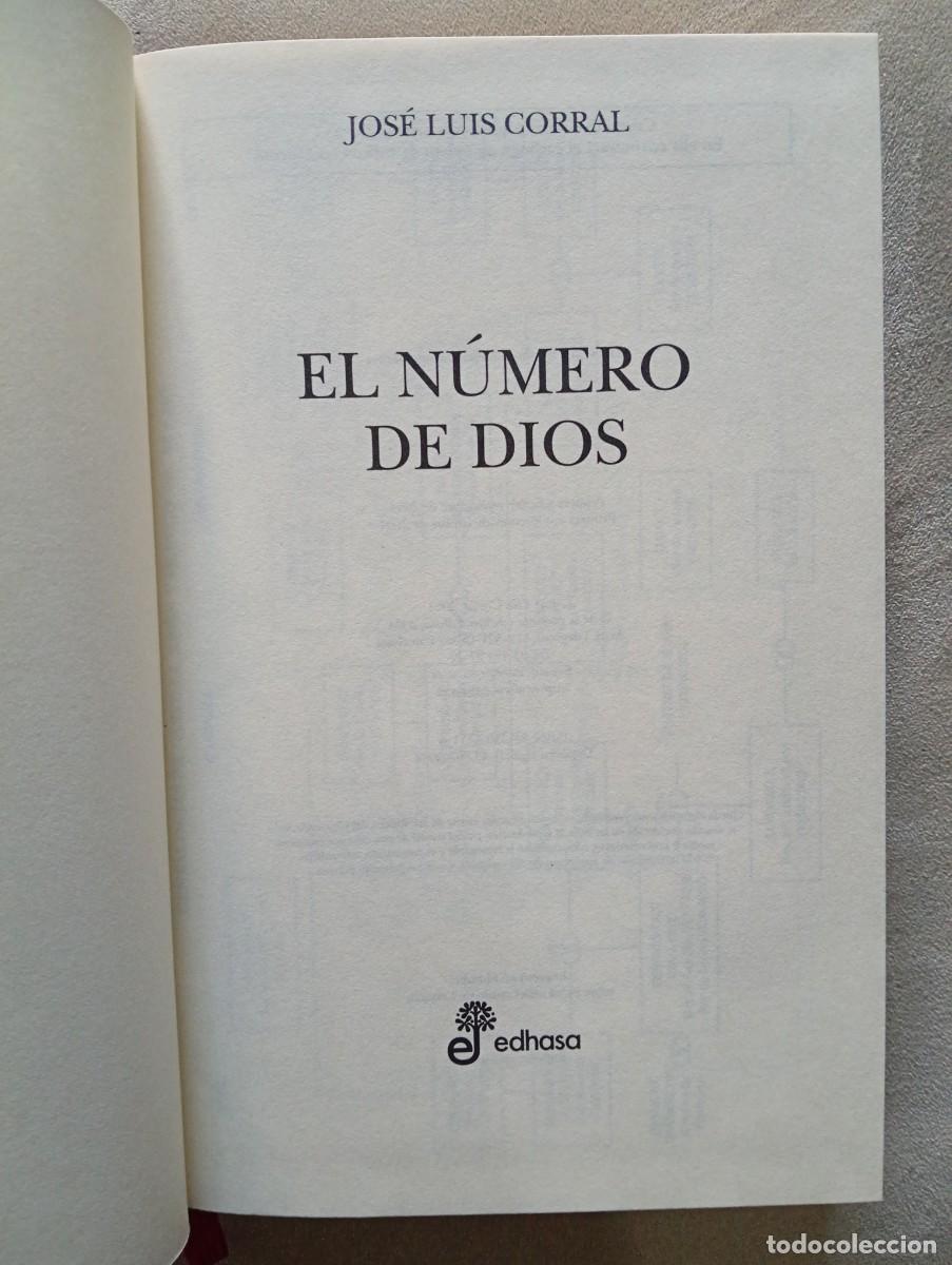 Libros de segunda mano: Jos&eacute; Luis Corral. El n&uacute;mero de Dios - Foto 1