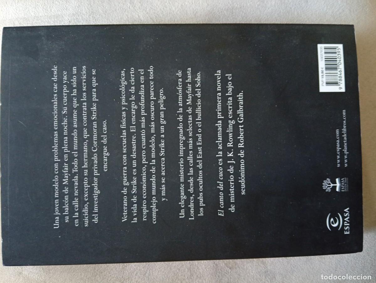 Libros de segunda mano: Robert Galbraith. El canto del cuco - Foto 2