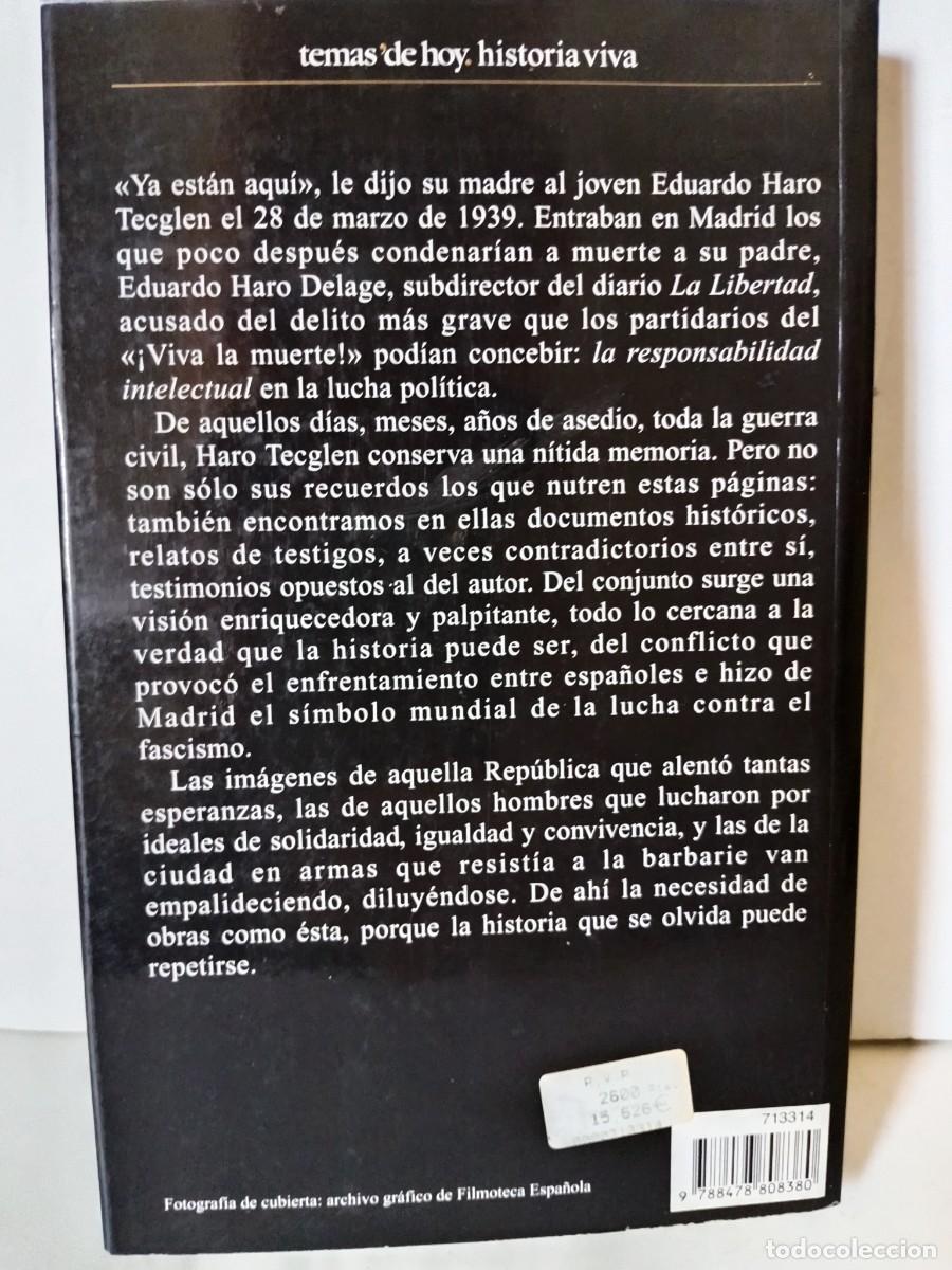 Libros de segunda mano: Arde Madrid Eduardo Haro Tecglen - Foto 2