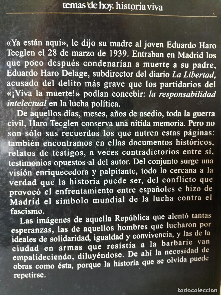 Libros de segunda mano: Arde Madrid Eduardo Haro Tecglen - Foto 3