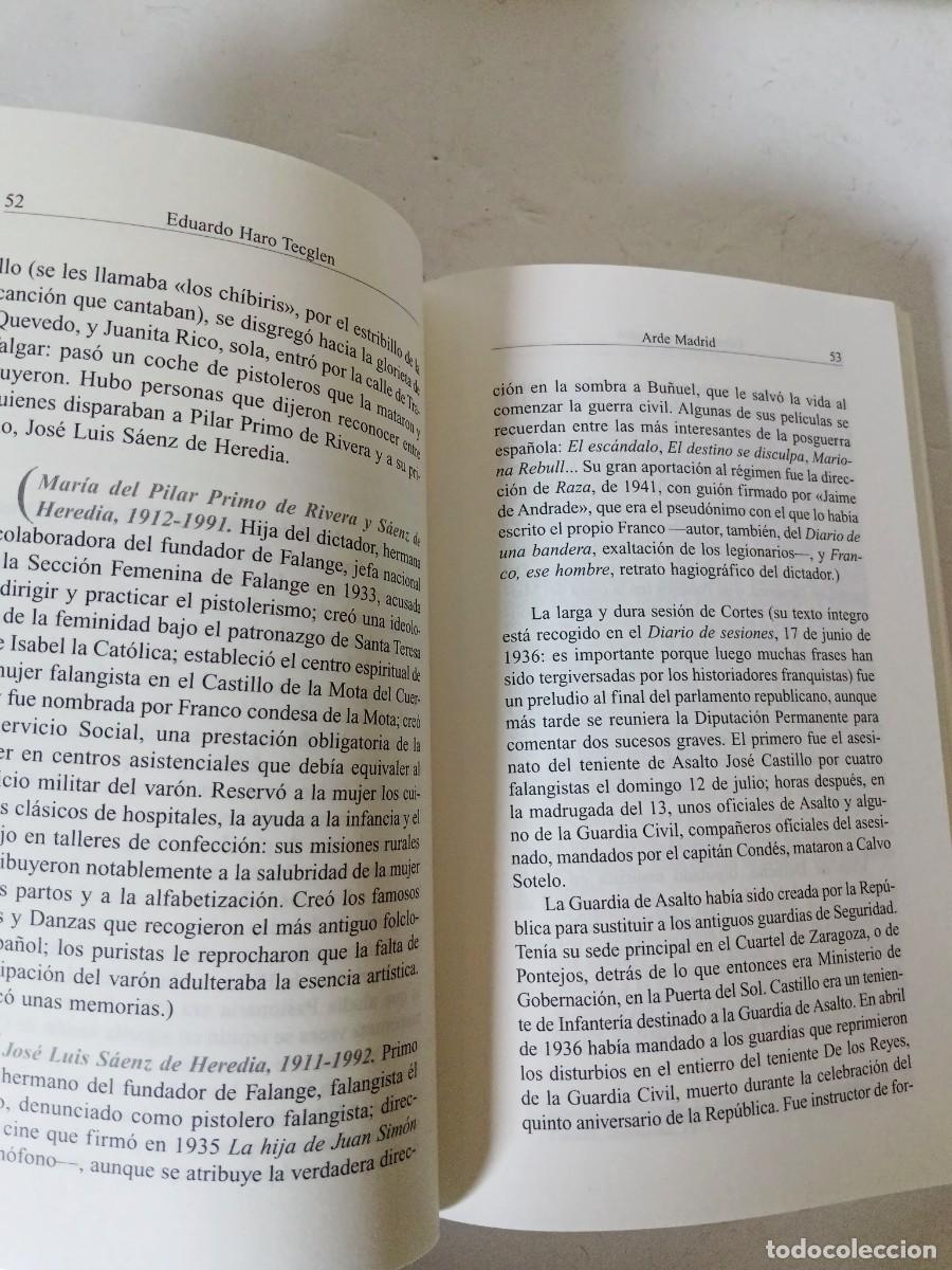 Libros de segunda mano: Arde Madrid Eduardo Haro Tecglen - Foto 10