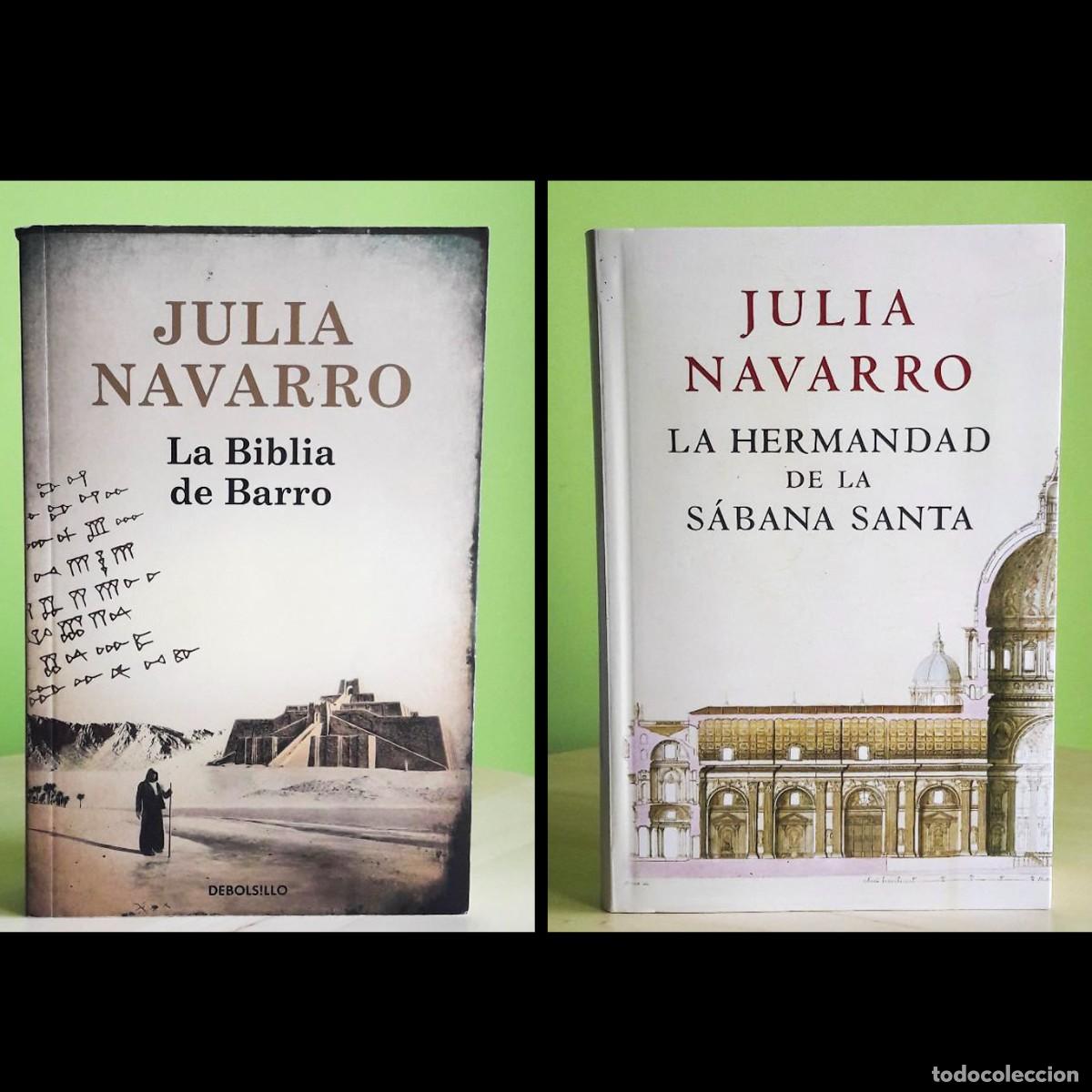 Livres d'occasion: 2 NOVELAS DE JULIA NAVARRO (LA BIBLIA DE BARRO y LA HERMANDAD DE LA S&Aacute;BANA SANTA)