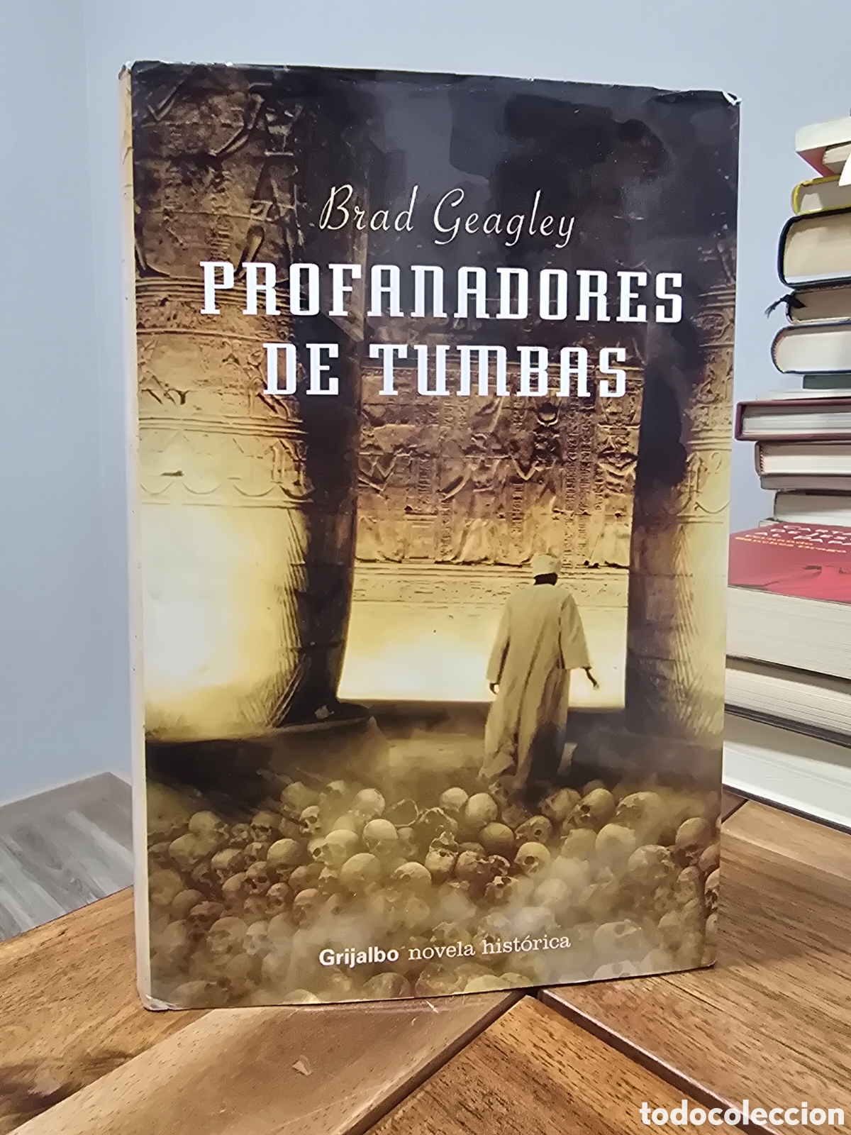 Libros de segunda mano: PROFANADORES DE TUMBAS Brad Geagley GRIJALBO 2006 novela historica