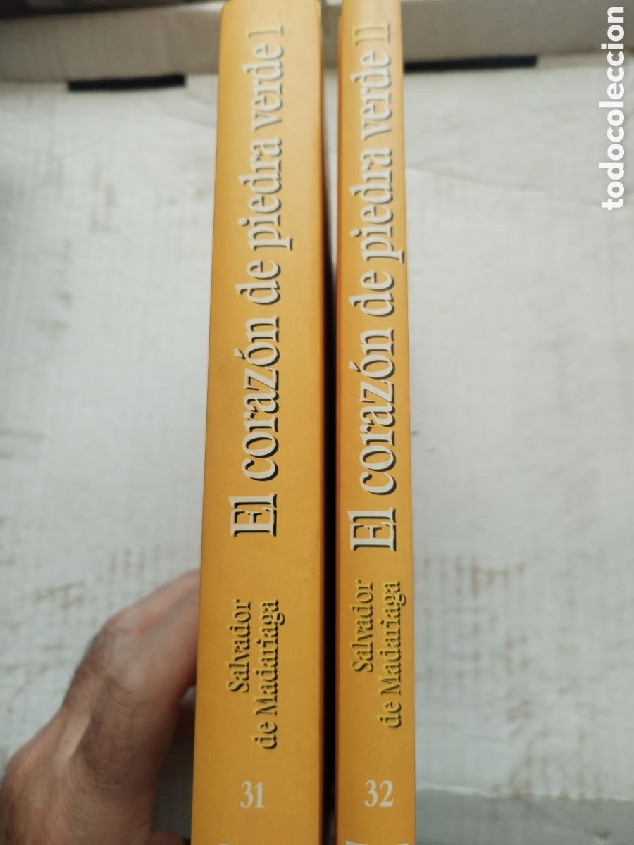 Libros de segunda mano: EL CORAZ&Oacute;N DE PIEDRA VERDE/SALVADOR DE MADARIAGA