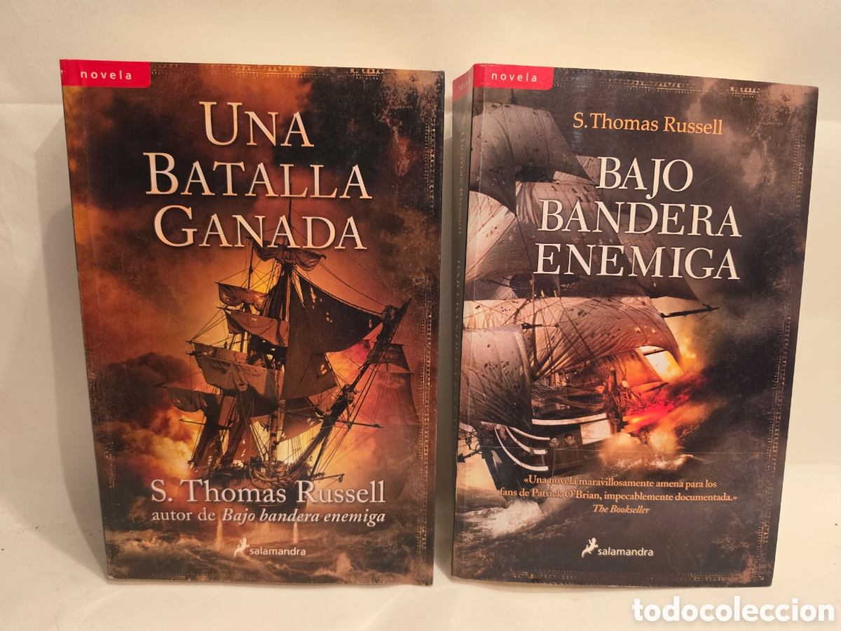 Libros de segunda mano: S. THOMAS RUSSELL. UNA BATALLA GANADA. BAJO BANDERA ENEMIGA. SALAMANDRA 2009, 10.