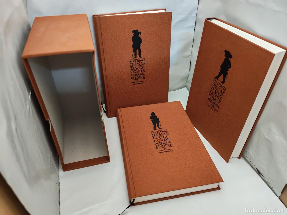 Libros de segunda mano: El vizconde de Bragelonne, Tomos I, II y III (Mondadori, Primera edici&oacute;n, Obra en estuche)