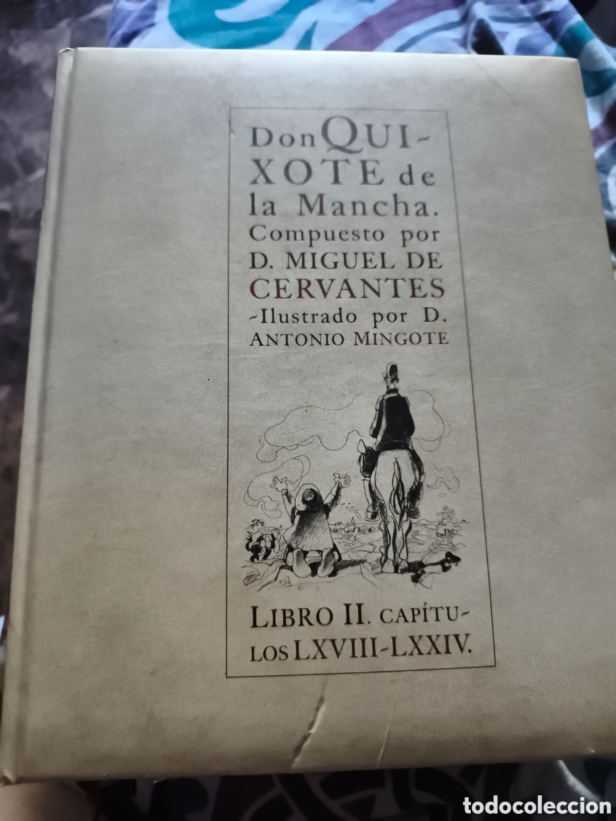 Libros de segunda mano: DON QUIJOTE DE LA MANCHA. ILUSTRADO POR ANTONIO MINGOTE. TOMOS 1,7,9 Y 10