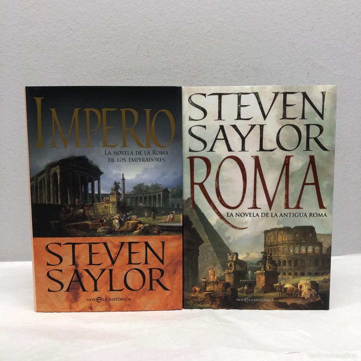 Libros de segunda mano: ROMA - IMPERIO - STEVEN SAYLOR - LOTE 2 NOVELAS DE LA ANTIGUA ROMA - LA ESFERA DE LOS LIBROS / 688