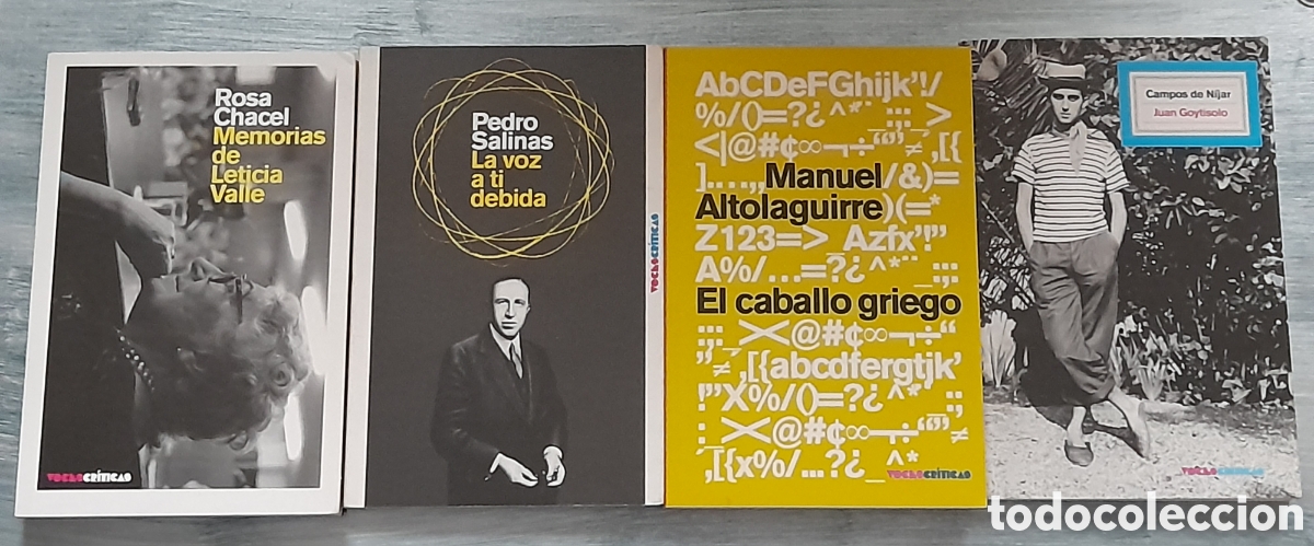 Gebrauchte B&uuml;cher: Cuatro libros de la colecci&oacute;n voces cr&iacute;ticas