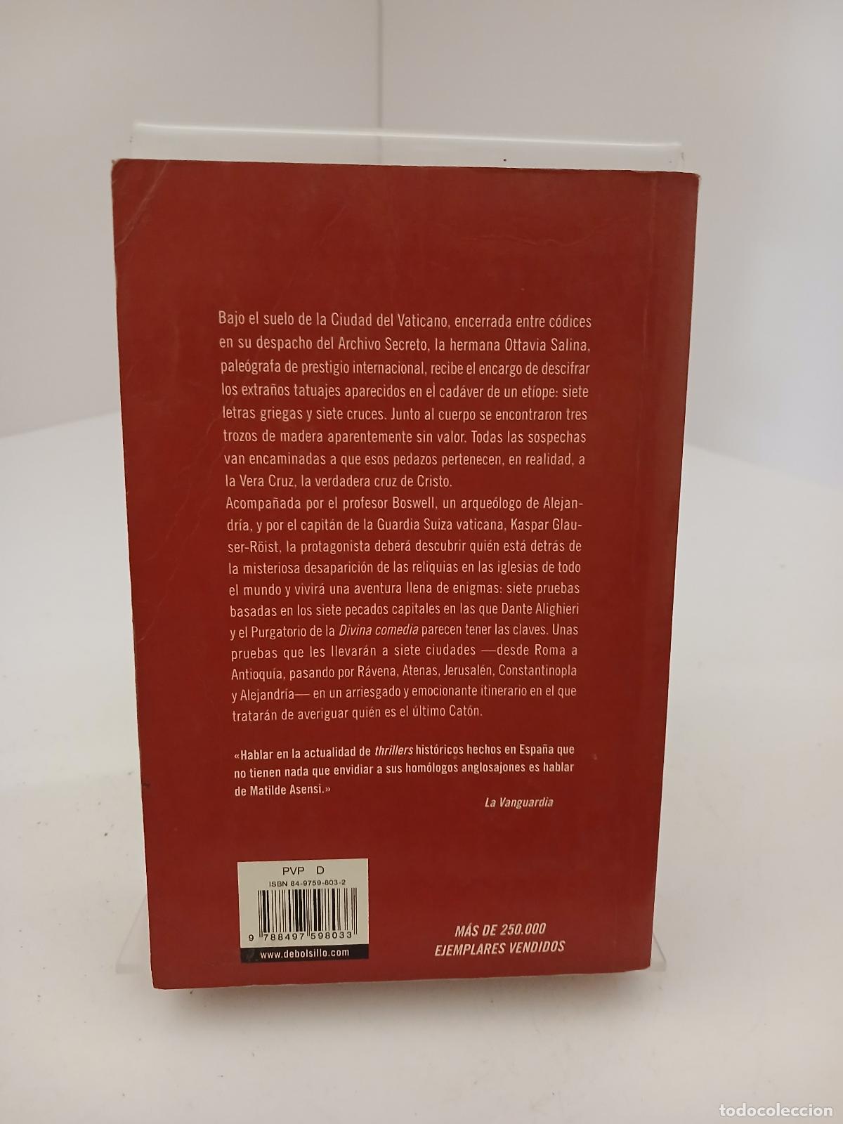 Libros de segunda mano: El &uacute;ltimo cat&oacute;n - Matilde Asensi - Foto 2