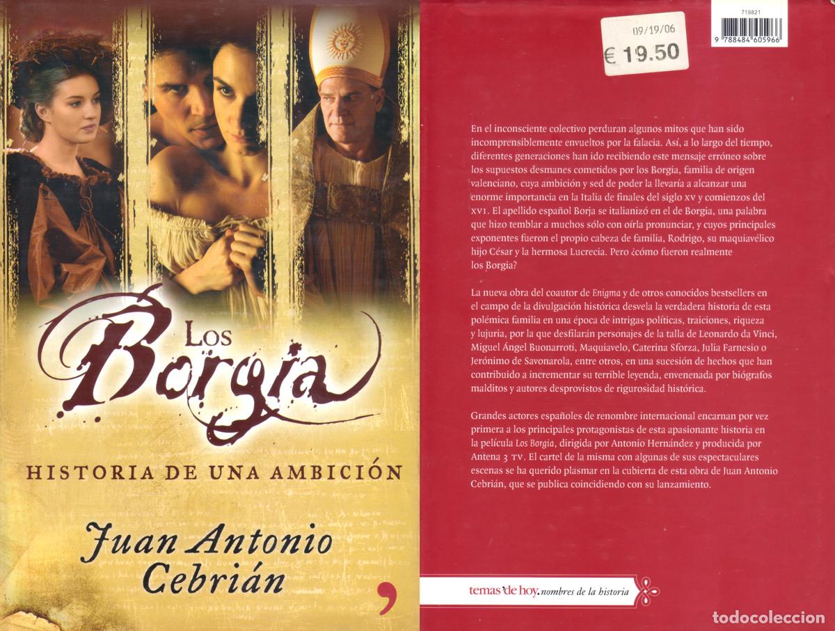 Libri di seconda mano: LOS BORGIA - HISTORIA DE UNA AMBICION - JUAN A. CEBRIAN