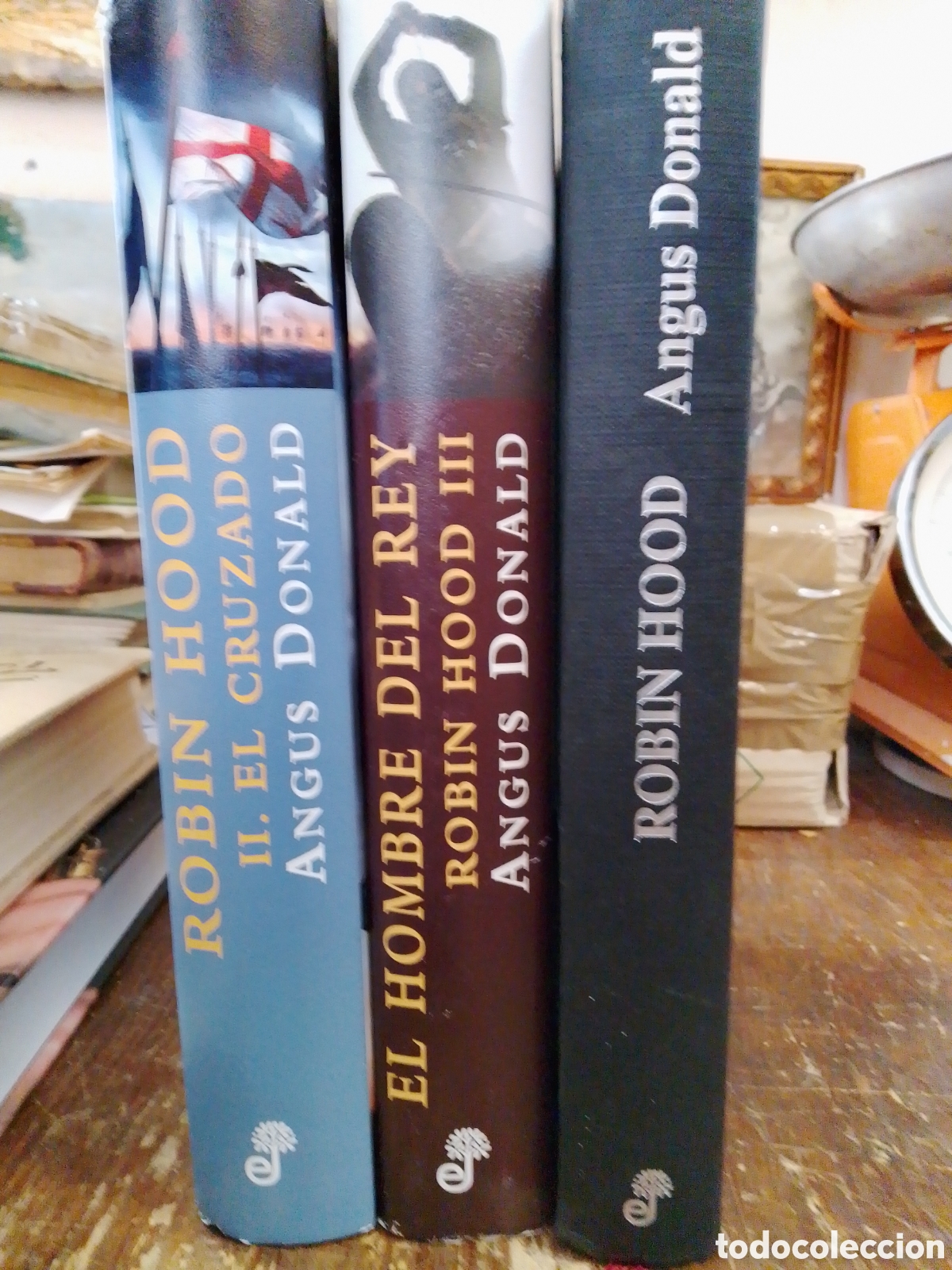 Libros de segunda mano: ROBIN HOOD. 3 VOLUMENES. DONALD, ANGUS. EDHASA. BUENOS AIRES. 2010