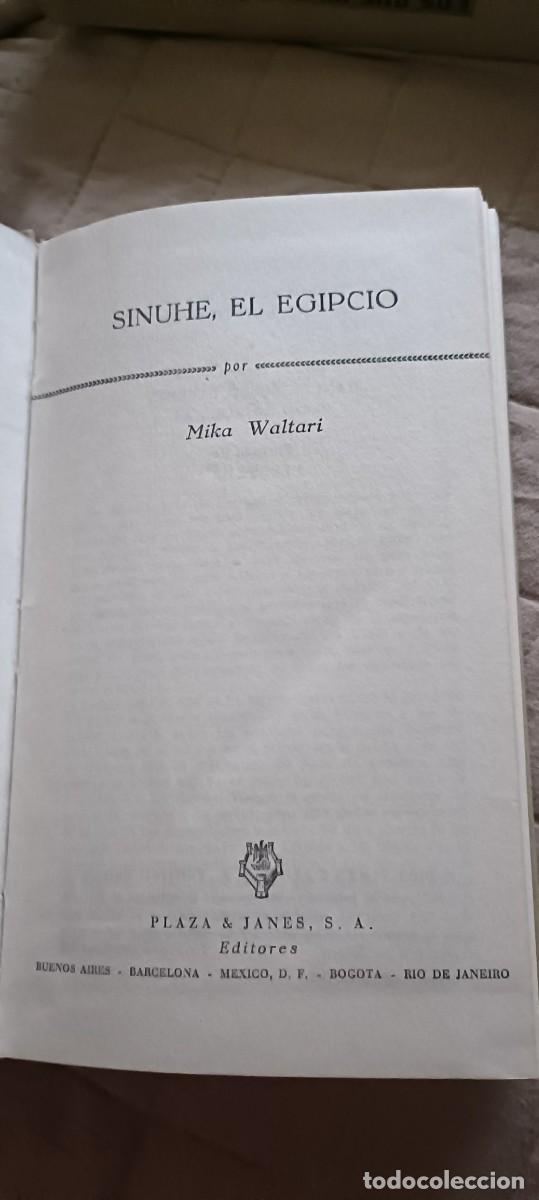 Second hand books: Sinuhe, el egipcio.Mika Waltari