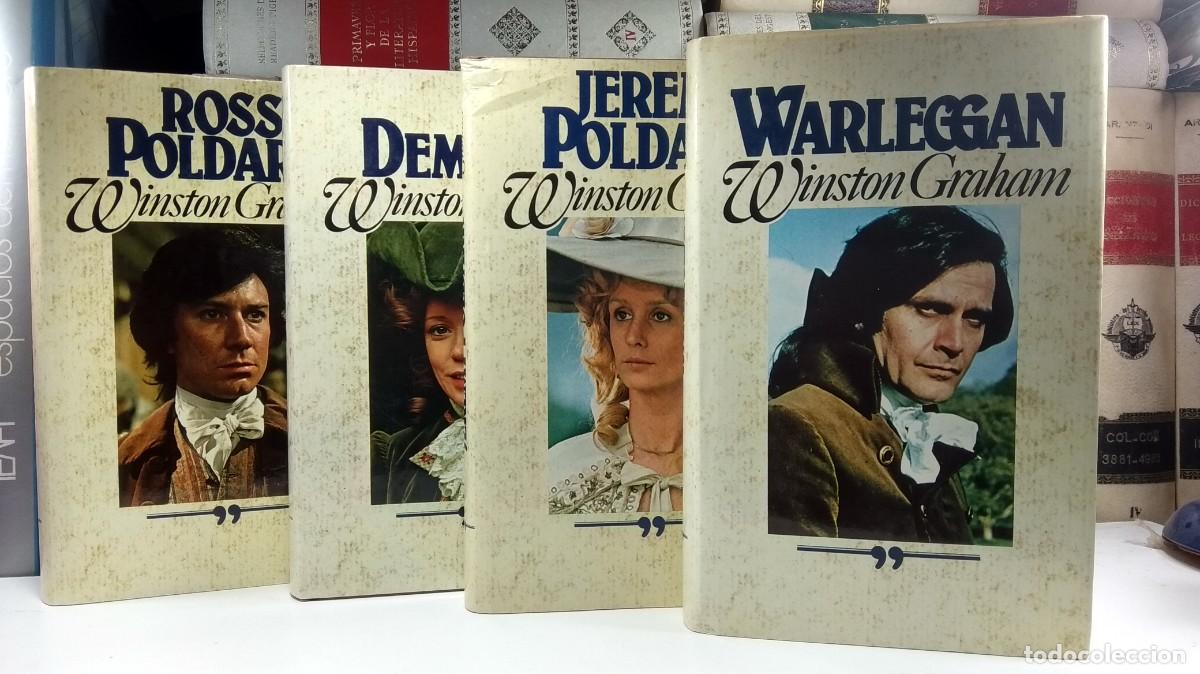 Libros de segunda mano: SERIE POLDARK. 4 VOL&Uacute;MENES: ROSS POLDARK.- DEMELZA.- JEREMY POLDARK.- WARLEGGAN.