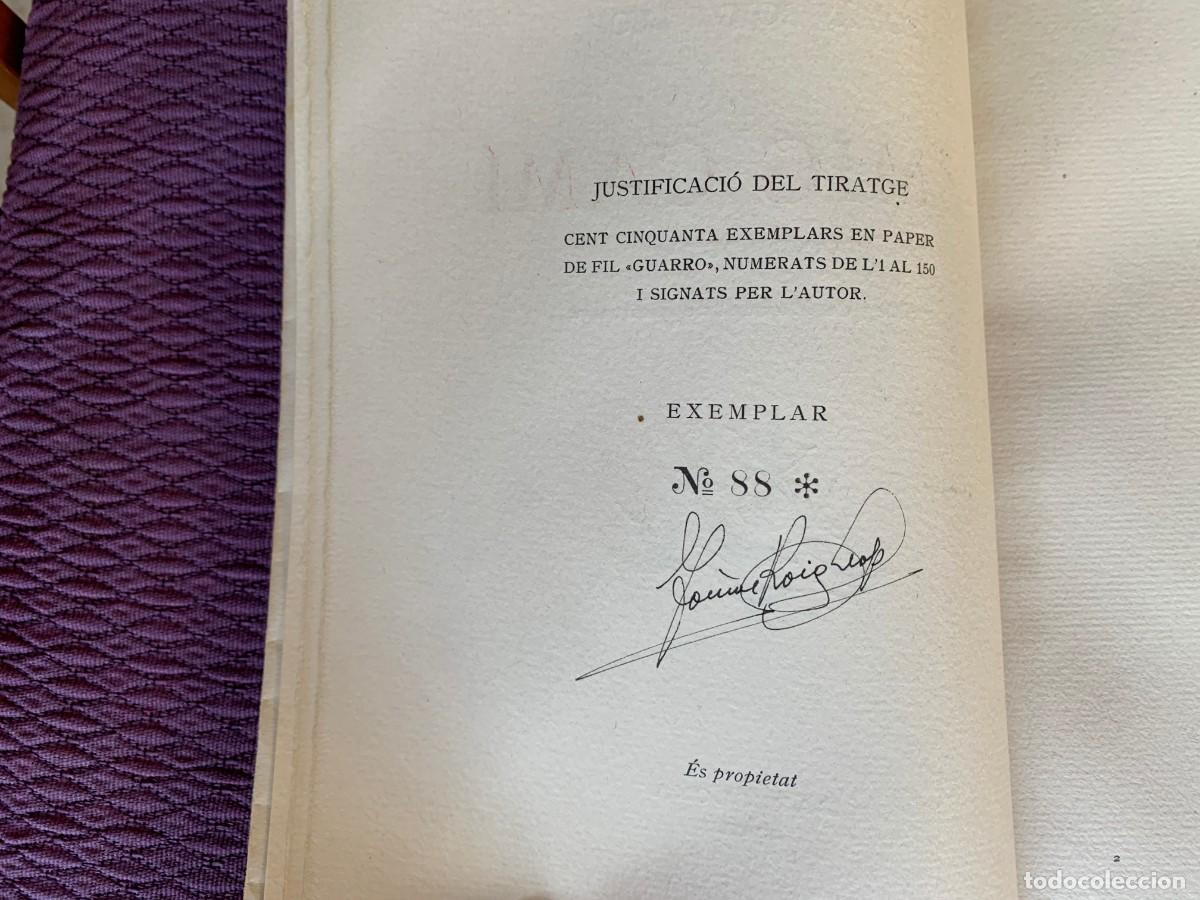 Libros de segunda mano: 1949. A MIG CAM&Iacute;. TOM&Agrave;S ROIG I LLOP. PAPER DE FIL. OBRA NUMERADA I SIGNADA PER AUTOR