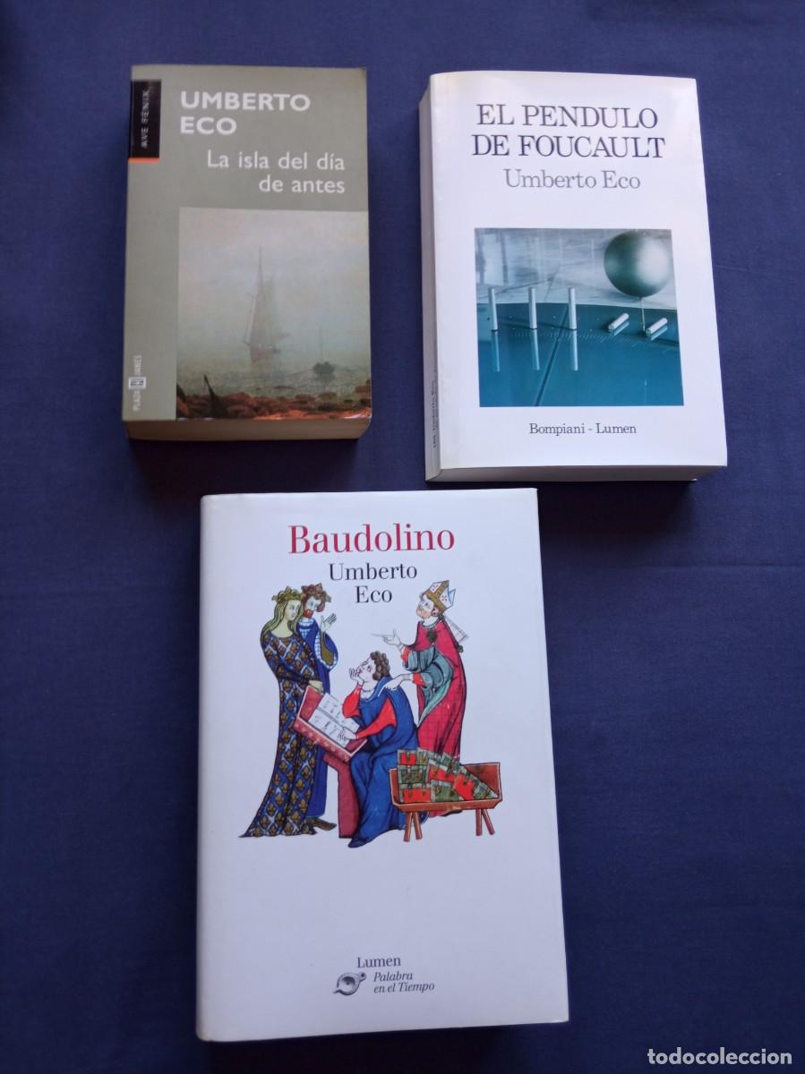 Libros de segunda mano: Lote tres libros Umberto Eco