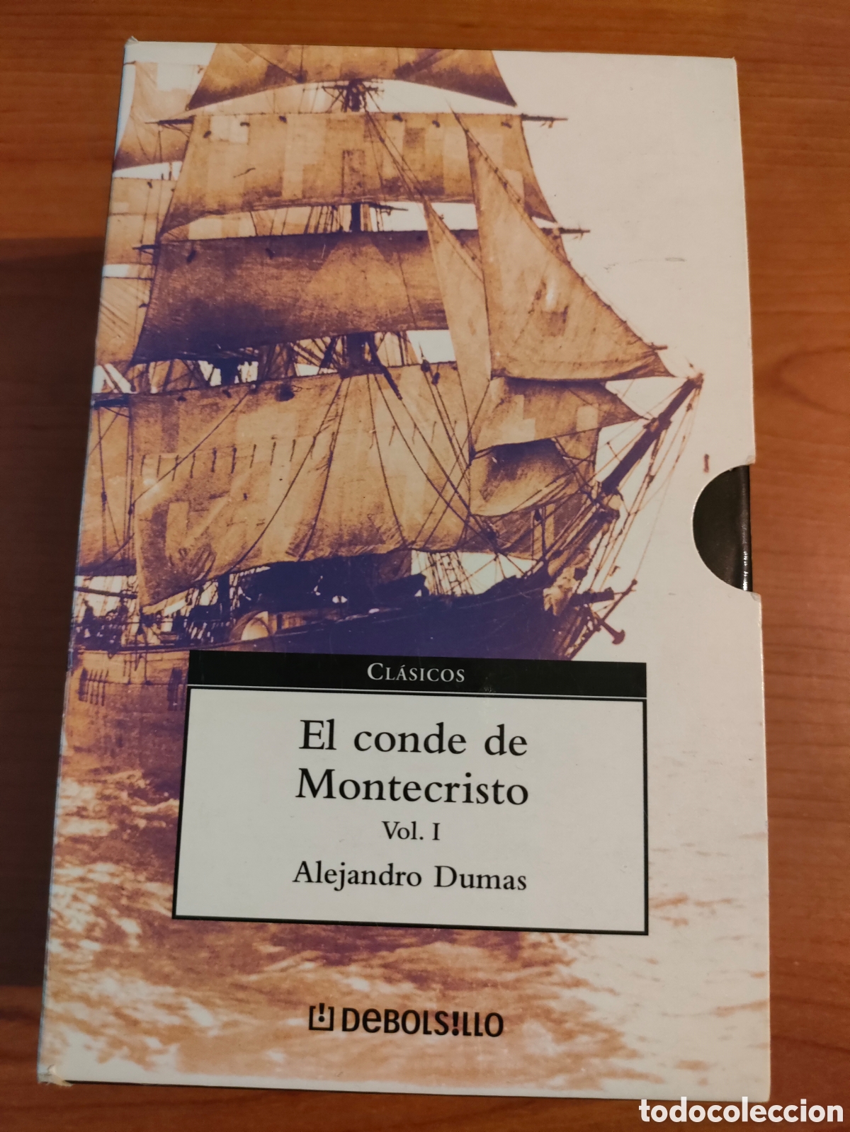 Libros de segunda mano: Libro pack EL CONDE DE MONTECRISTO / Alejandro Dumas / 2003, Debolsillo - dos Vol&uacute;menes