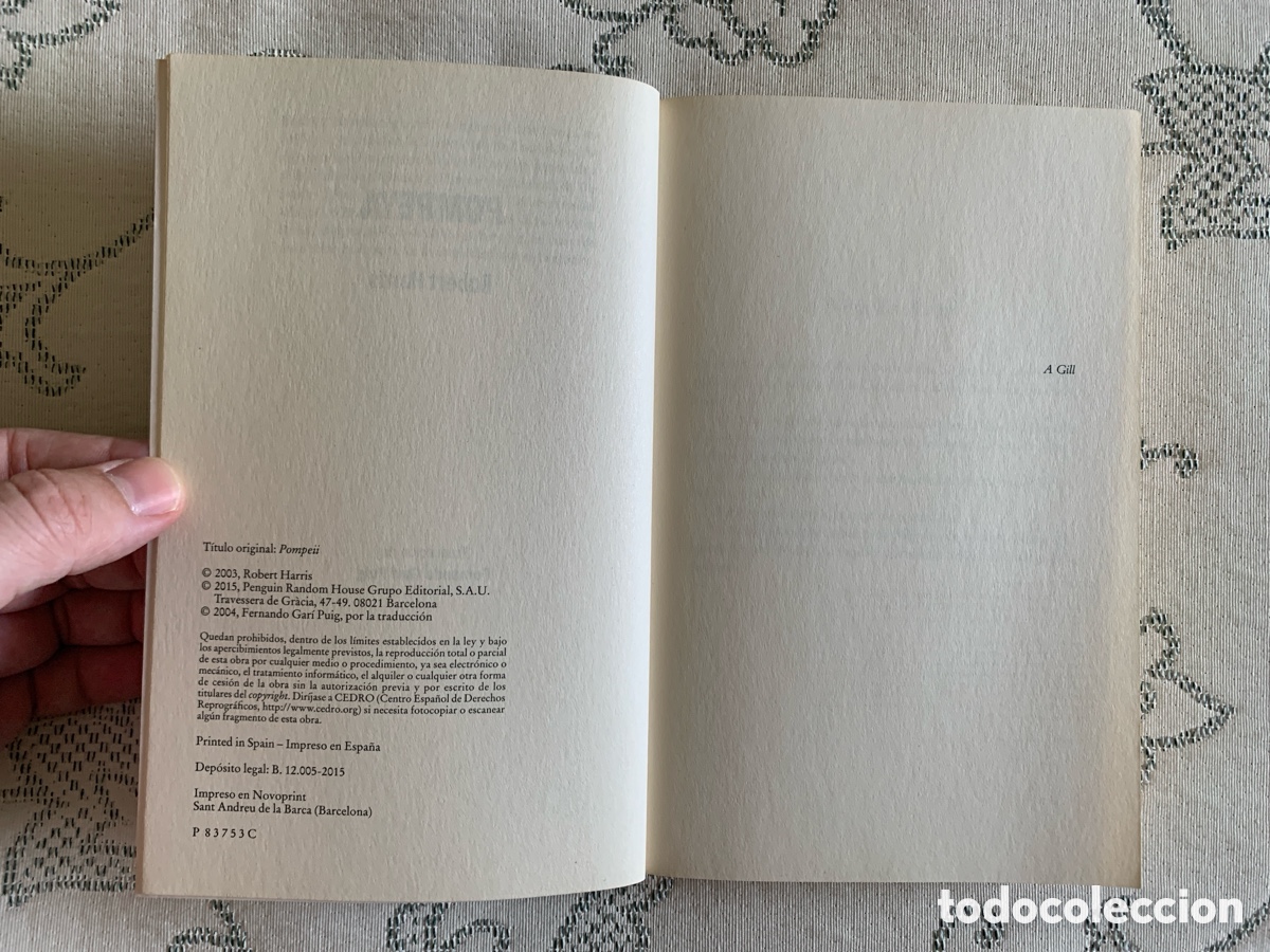 Libros de segunda mano: Pompeya Robert Harris - Foto 6