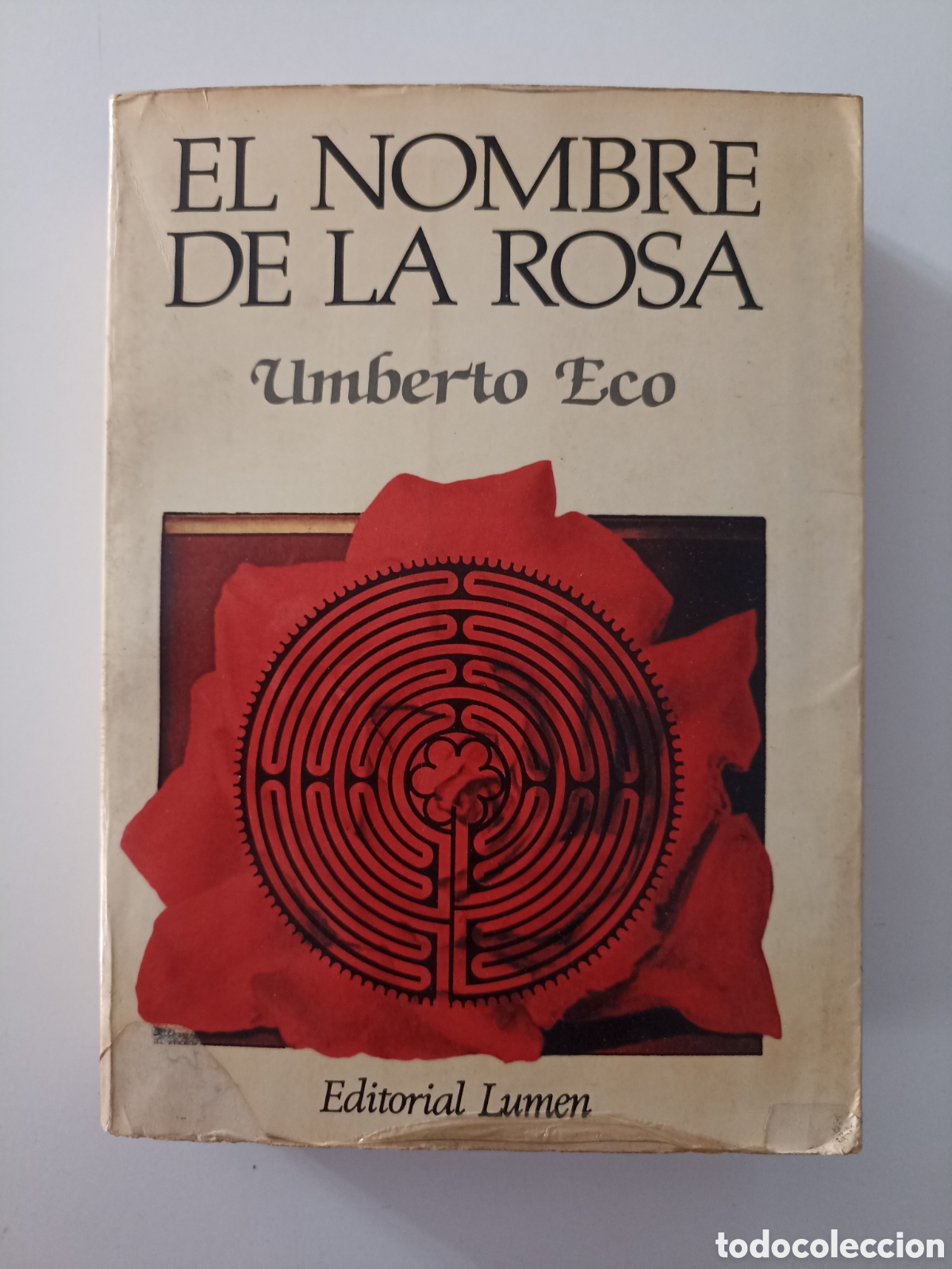 Libros de segunda mano: Umberto Eco - El nombre de la rosa (Lumen, 1983) 2&ordf; edici&oacute;n