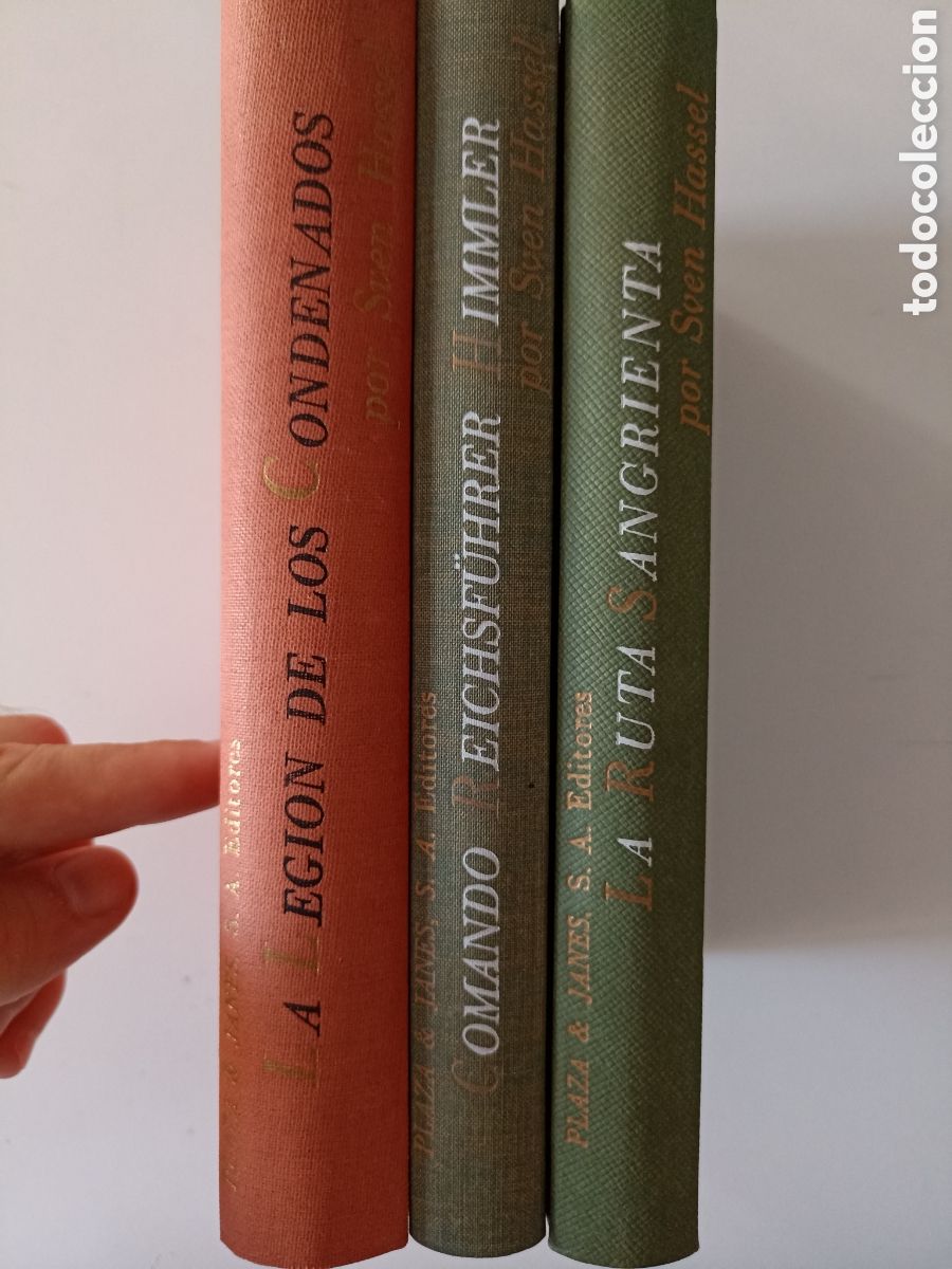 Libros de segunda mano: Lote 3 x Sven Hassel - La legi&oacute;n de los condenados, Comando Reichsf&uuml;hrer Himmler, La ruta sangrienta