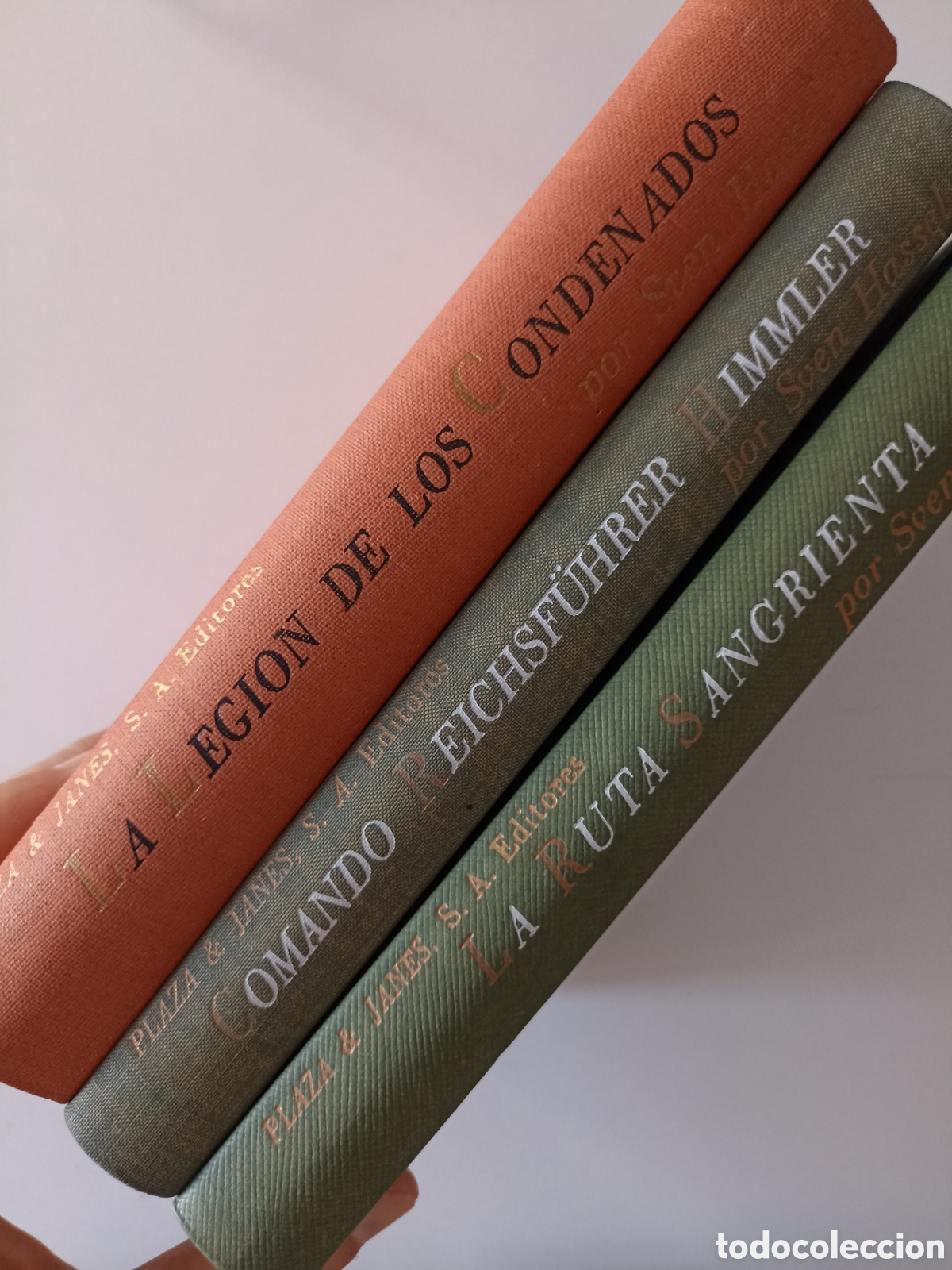 Libros de segunda mano: Lote 3 x Sven Hassel - La legi&oacute;n de los condenados, Comando Reichsf&uuml;hrer Himmler, La ruta sangrienta