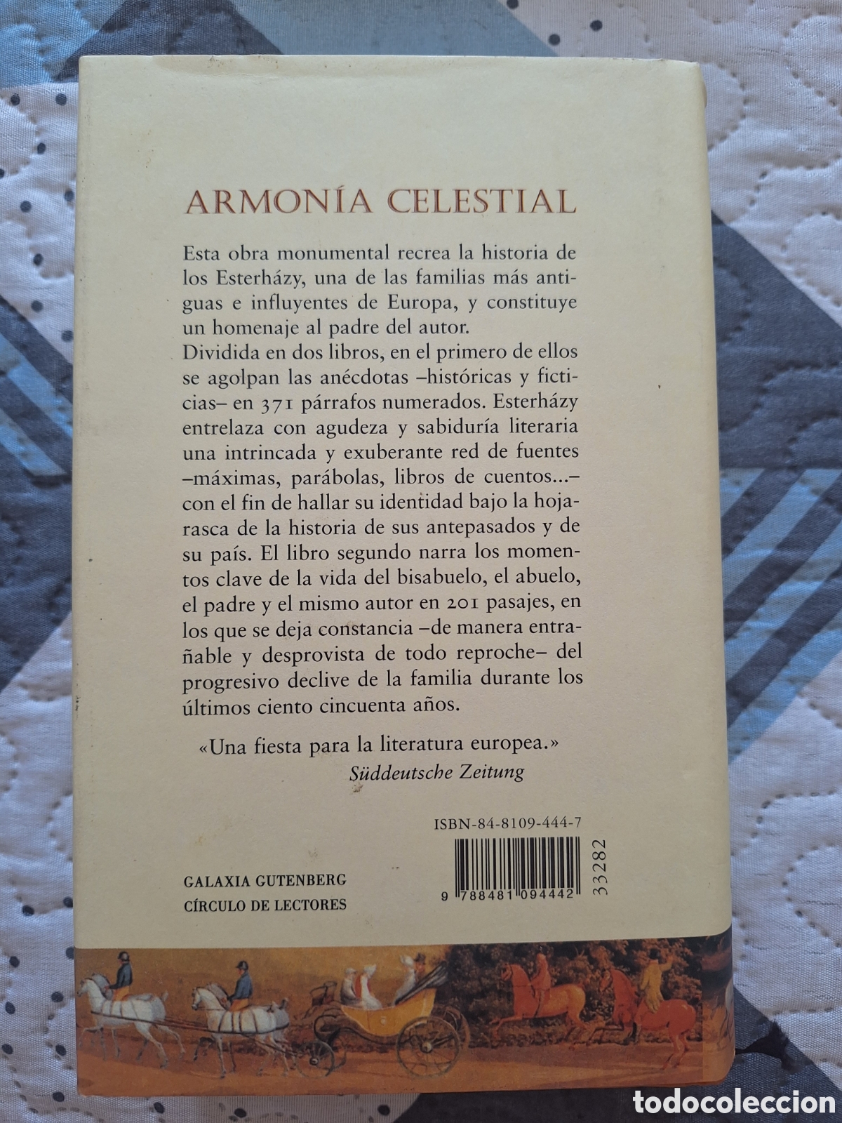Libros de segunda mano: Libro &rdquo;Armon&iacute;a celestial&rdquo; Peter Esterh&aacute;zy - Foto 2