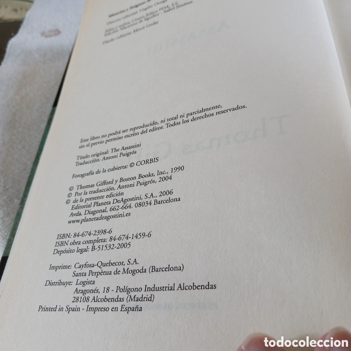 Libros de segunda mano: Assassimi de Thomas Gifford - Foto 6