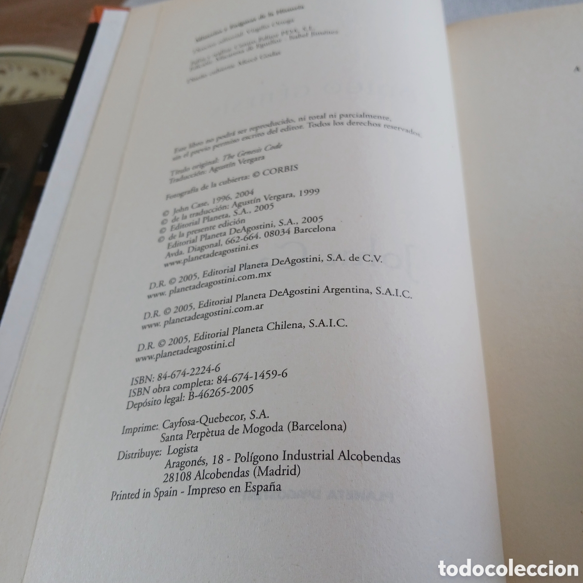 Libros de segunda mano: C&oacute;digo Genesis de John Case - Foto 6