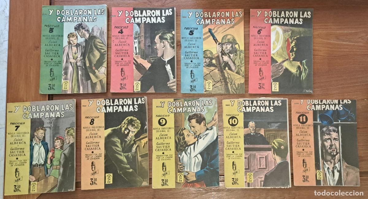 Libros de segunda mano: Y DOBLARON LAS CAMPANAS - LUISA ALBERCA - EDICIONES CID - A&Ntilde;OS 50 - DEL N&ordm; 3 al N&ordm; 11
